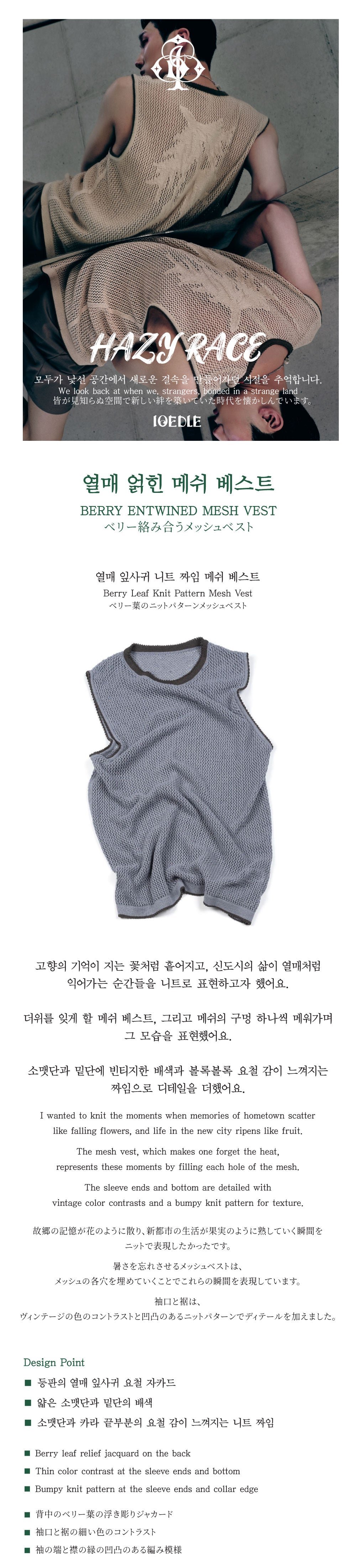 Ioedle - Fruit-Infused Mesh Vest (Sky Blue) product image 8 | TRAB K-Fashion Australia