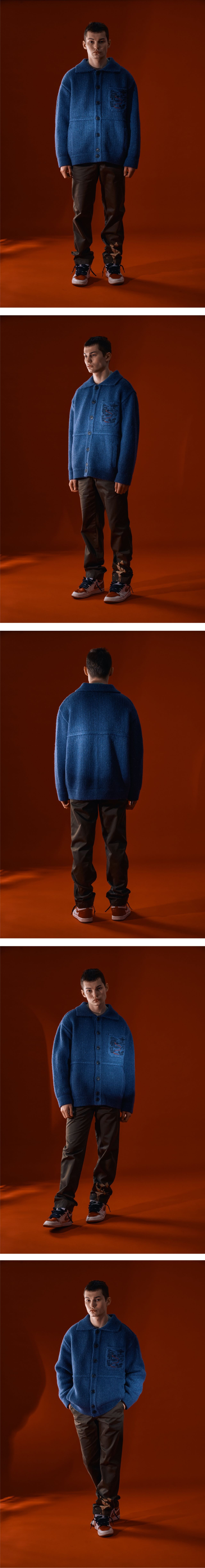 Ioedle - Guide To Memories Knit Jacket (Blue) product image 11 | TRAB K-Fashion Australia