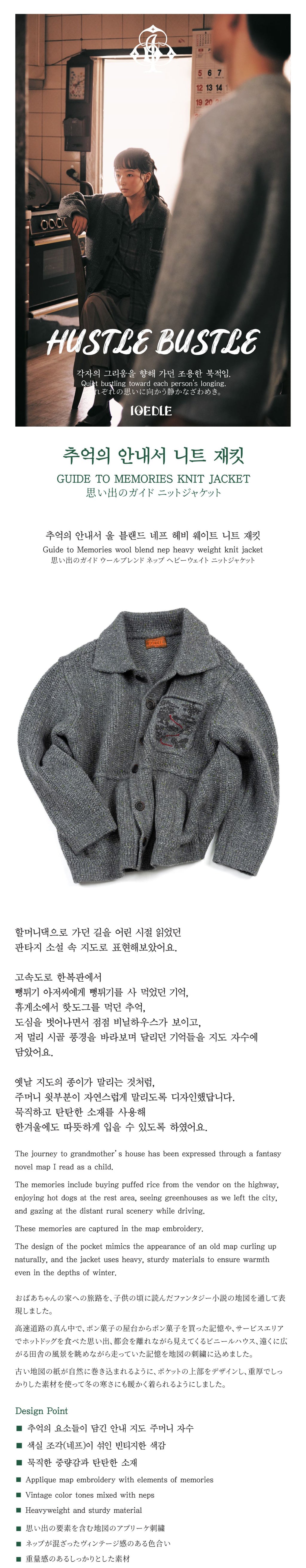 Ioedle - Guide To Memories Knit Jacket (Gray) product image 9 | TRAB K-Fashion Australia