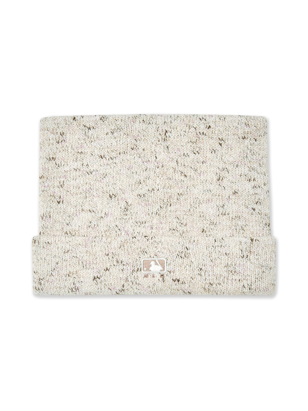 MLB Korea - MLB Loose Fit Melange Meow Beanie New York Mets (Cream) product image 3 | TRAB K-Fashion Australia