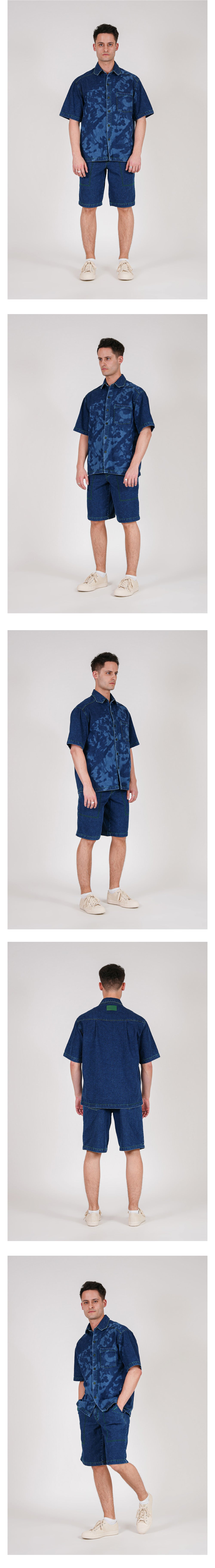 Ioedle - Green Stitch Embroidered Denim Shorts (OC) product image 10 | TRAB K-Fashion Australia