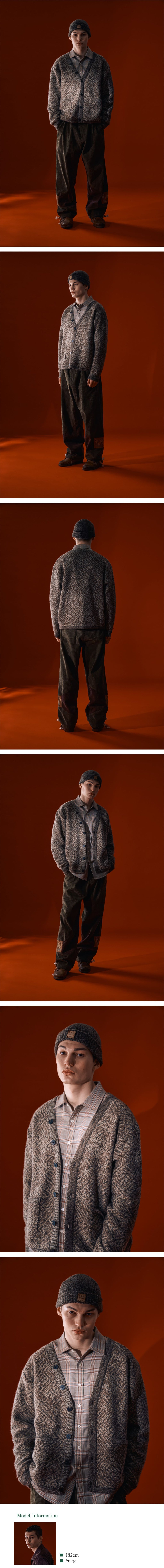Ioedle - Flowing Landscape Short Beanie (Brown) product image 7 | TRAB K-Fashion Australia