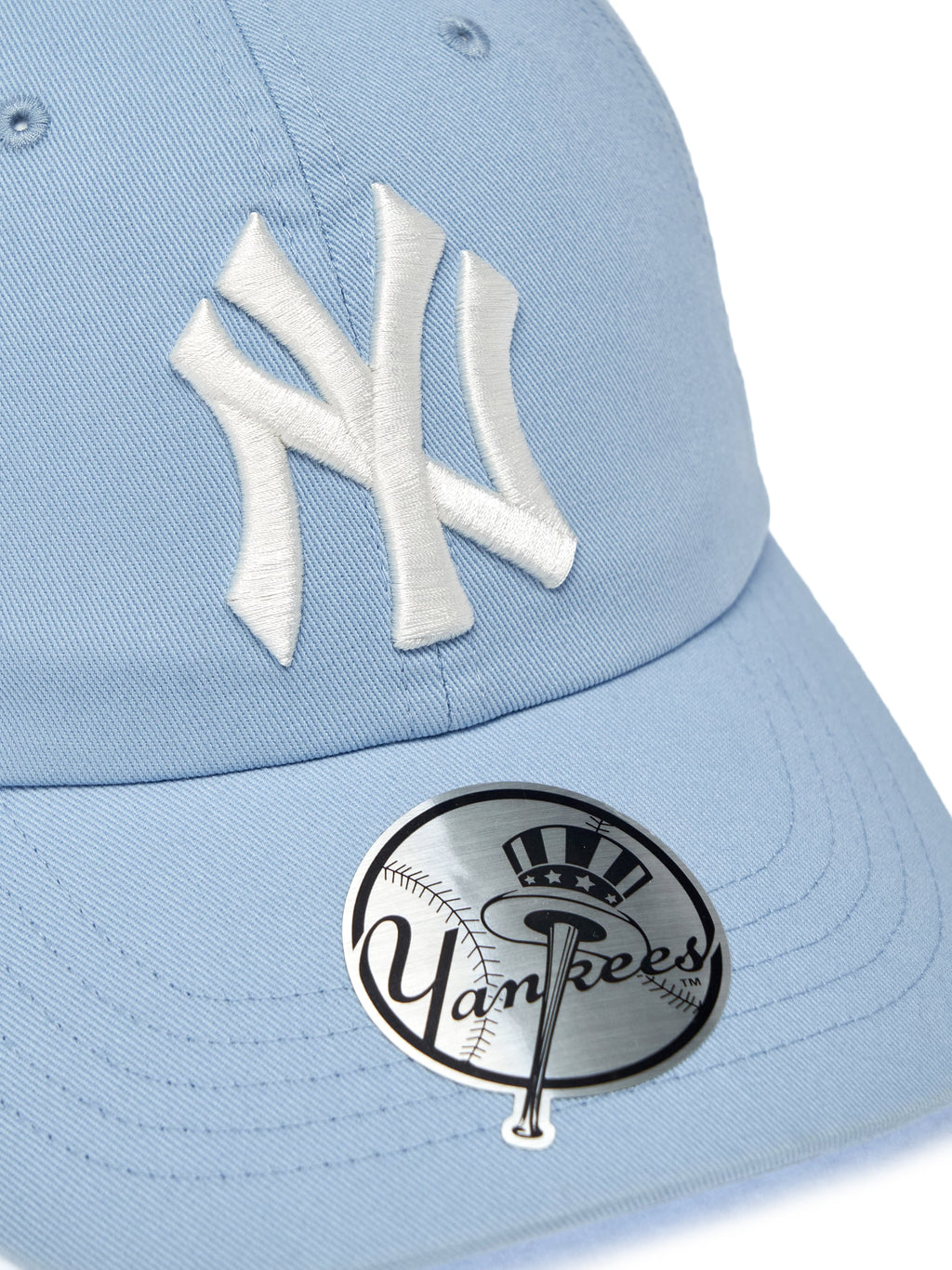 MLB Korea - MLB Signature Unstructured Ball Cap New York Yankees (Sky Blue) product image 6 | TRAB K-Fashion Australia