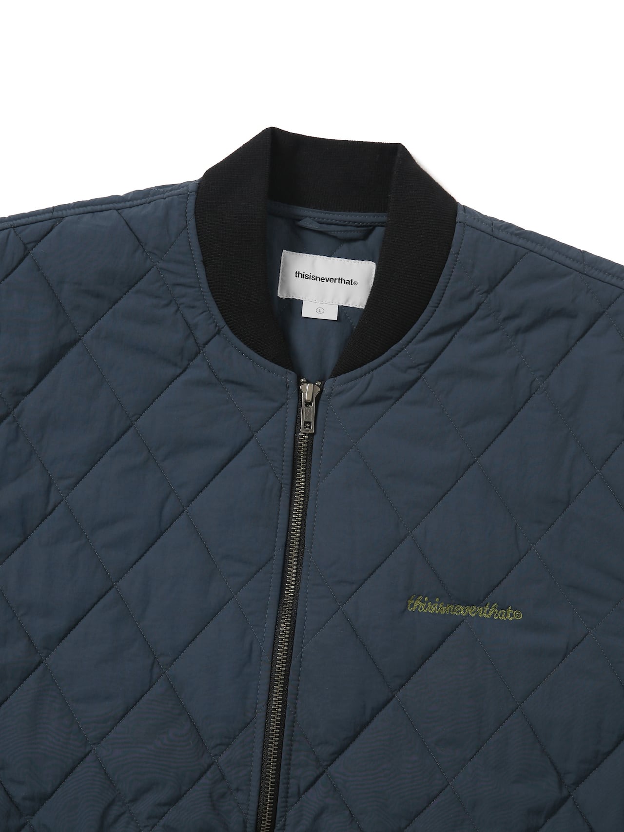 thisisneverthat - Edelweiss Quilted Jacket (navy) product image 3 | TRAB K-Fashion Australia