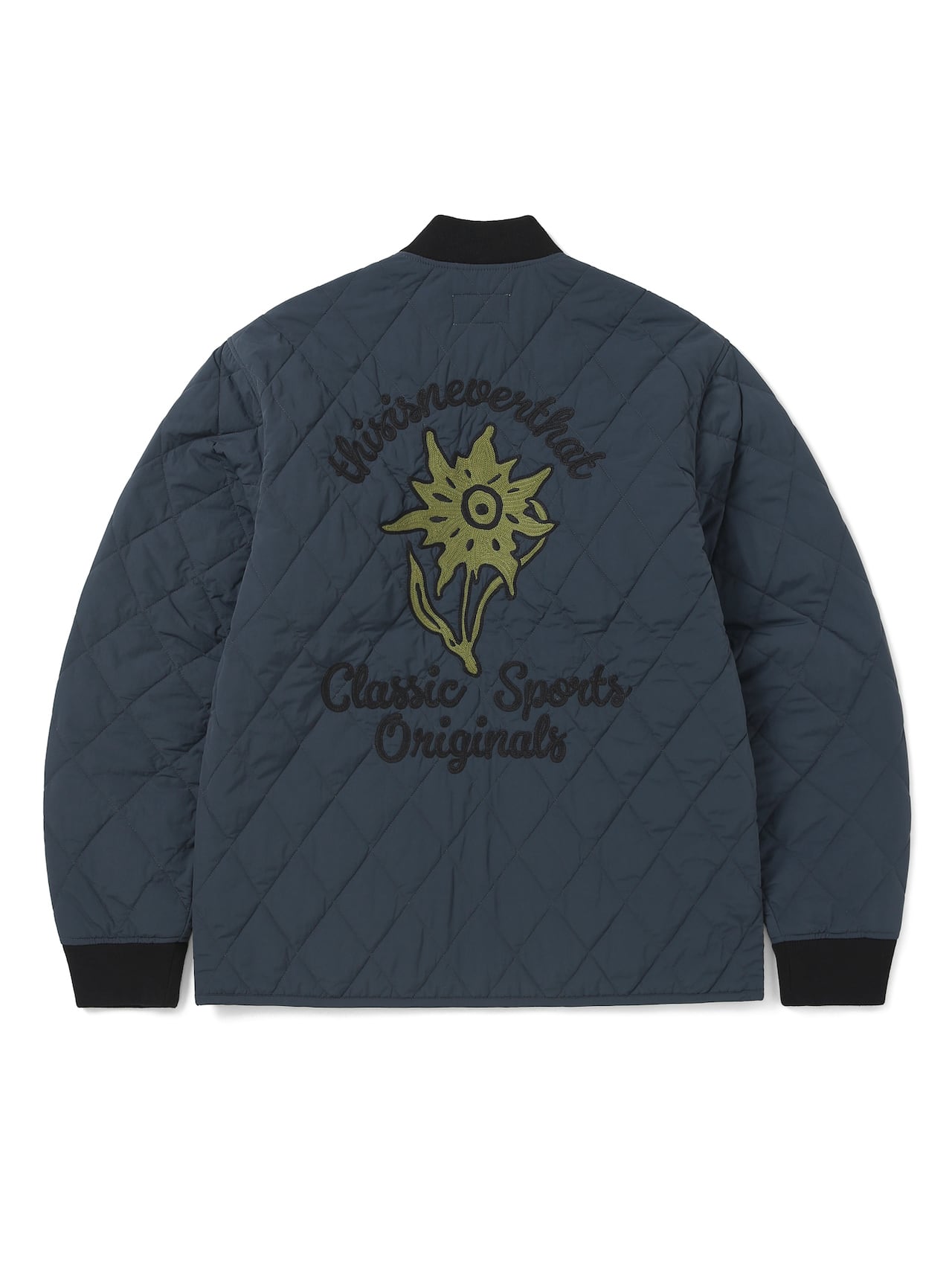 thisisneverthat - Edelweiss Quilted Jacket (navy) product image 1 | TRAB K-Fashion Australia