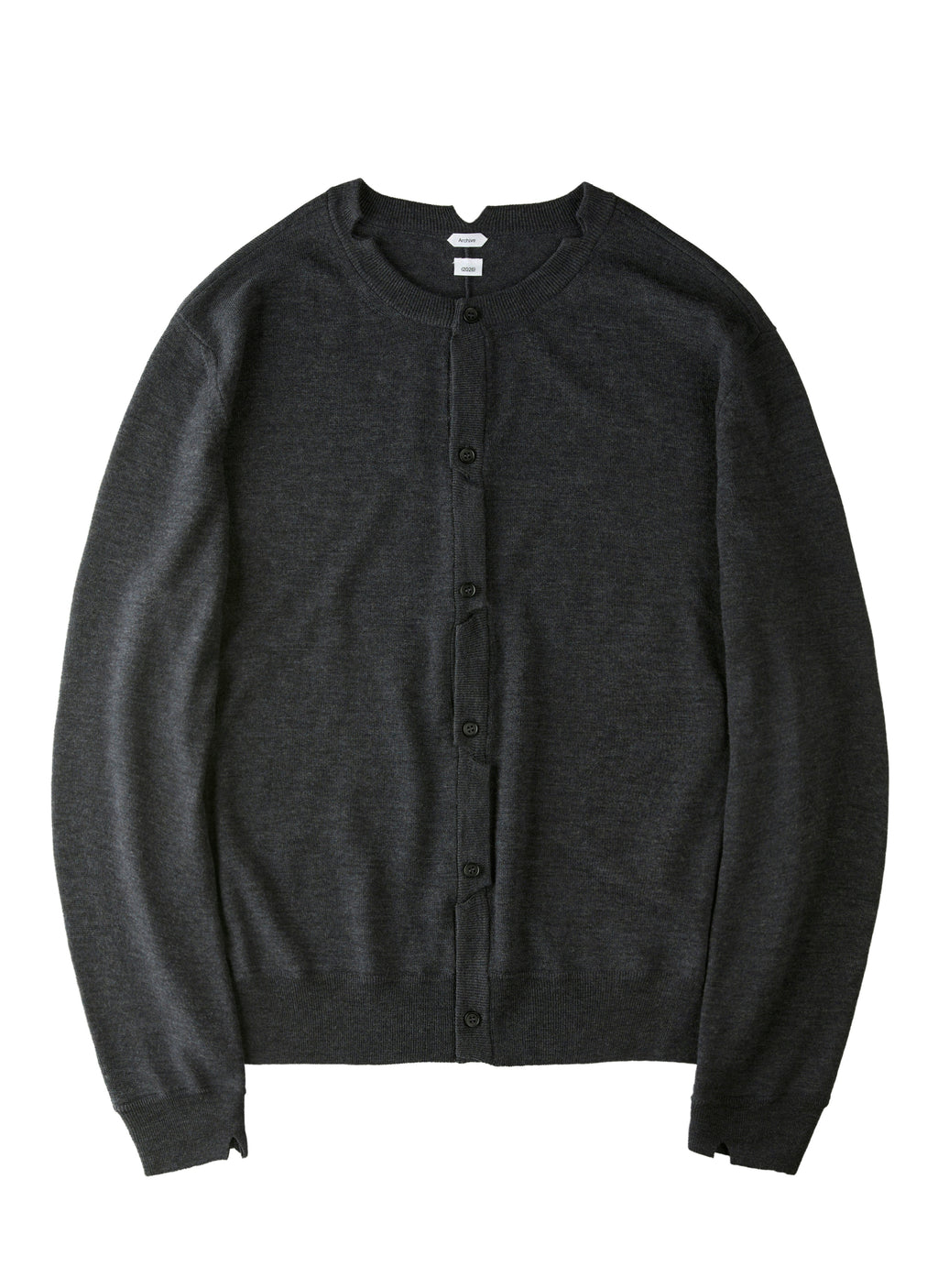 Post Archive Faction - Cardigan (Archive) (Charcoal) product image 2 | TRAB K-Fashion Australia