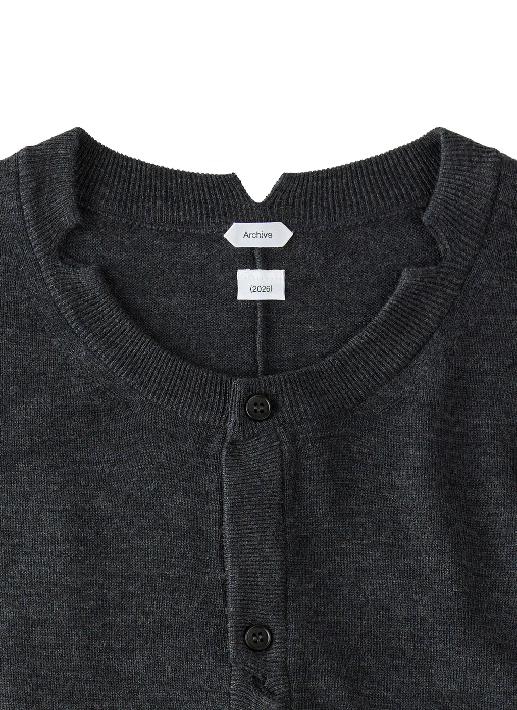 Post Archive Faction - Cardigan (Archive) (Charcoal) product image 4 | TRAB K-Fashion Australia