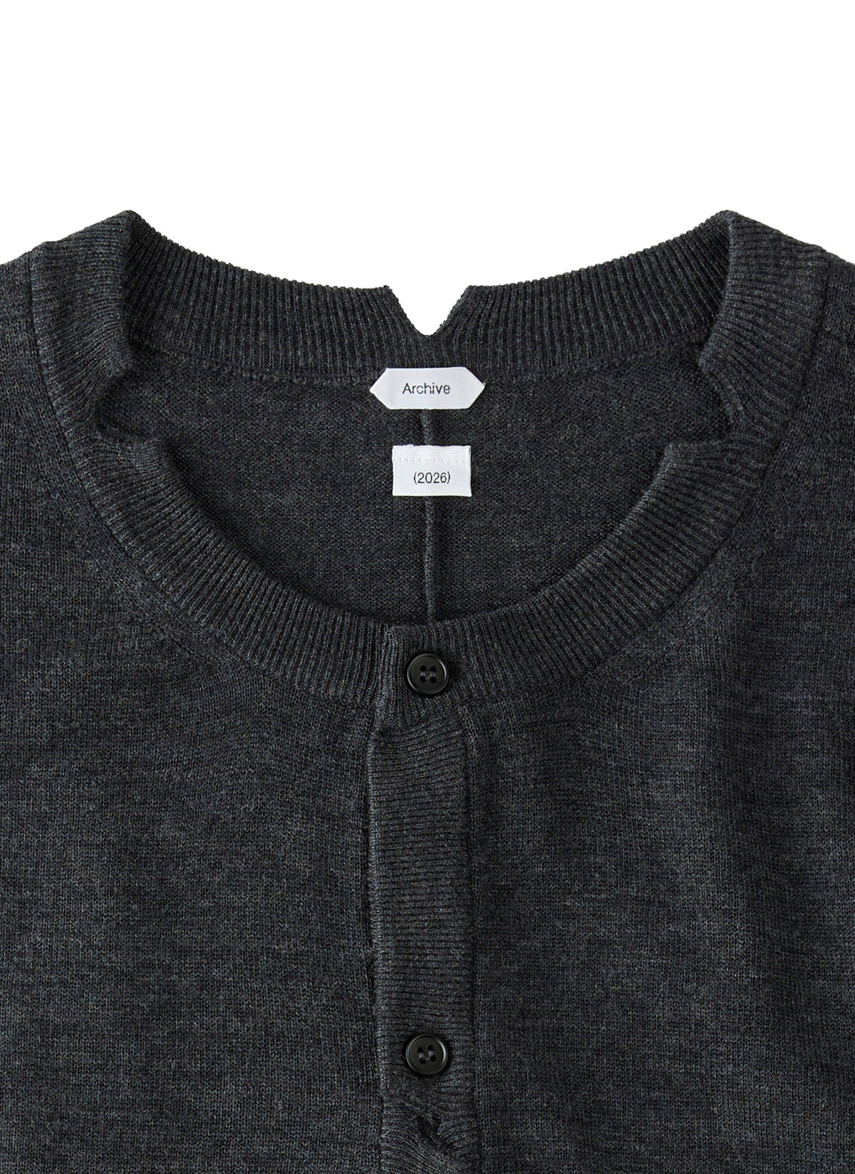 Post Archive Faction - Cardigan (Archive) (Charcoal) product image 4 | TRAB K-Fashion Australia