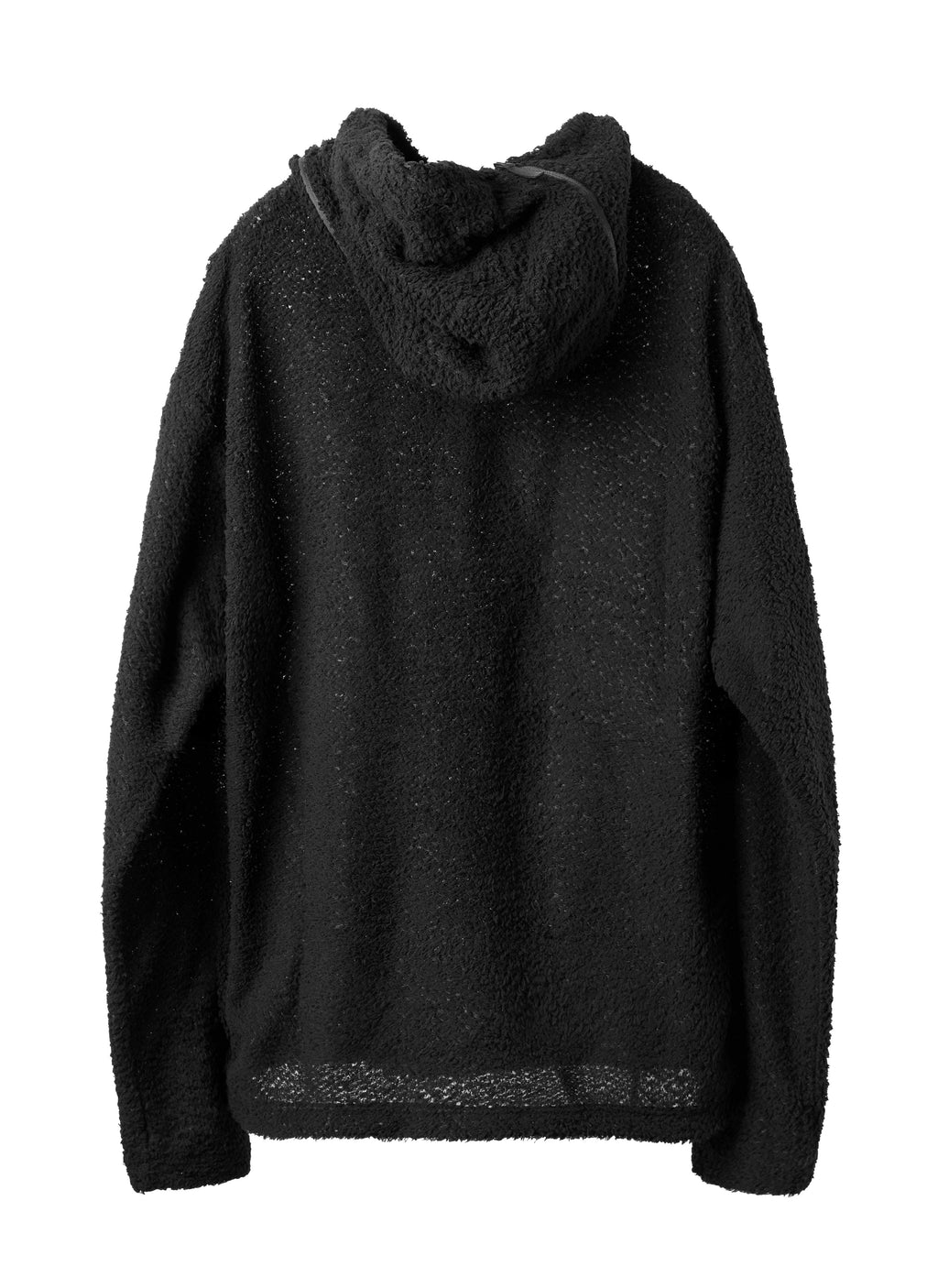 Post Archive Faction - Curved Fleece Hoodie (Black) product image 2 | TRAB K-Fashion Australia