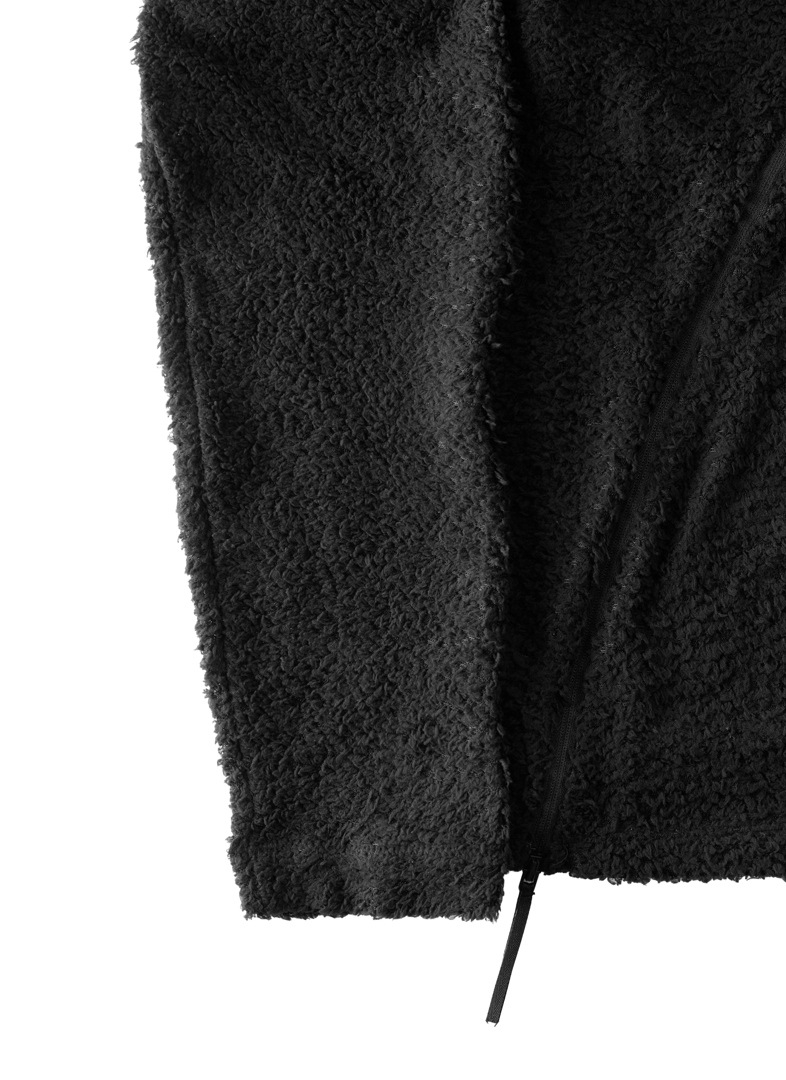Post Archive Faction - Curved Fleece Hoodie (Black) product image 3 | TRAB K-Fashion Australia