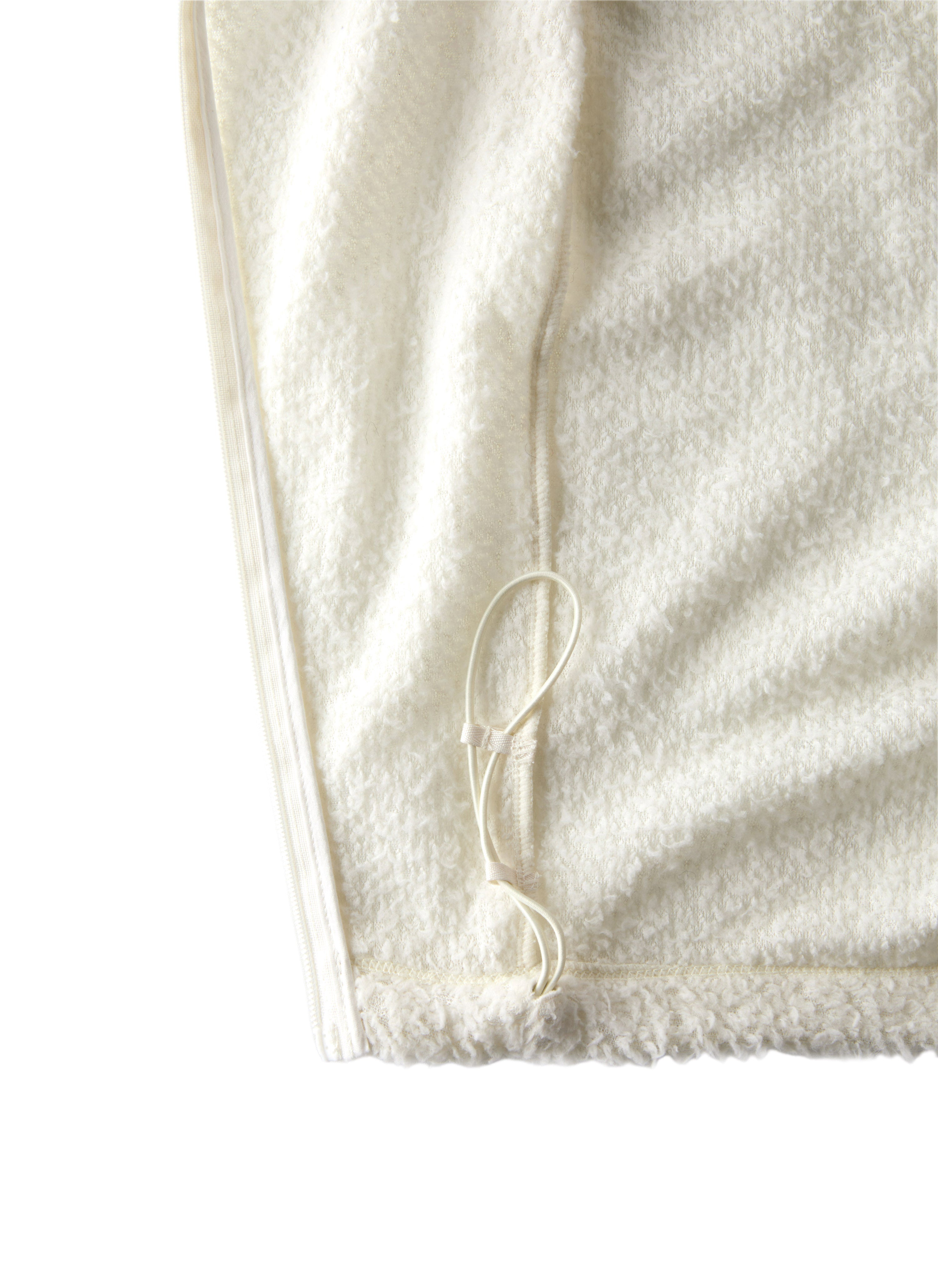 Post Archive Faction - Curved Fleece Hoodie (Ivory) product image 4 | TRAB K-Fashion Australia