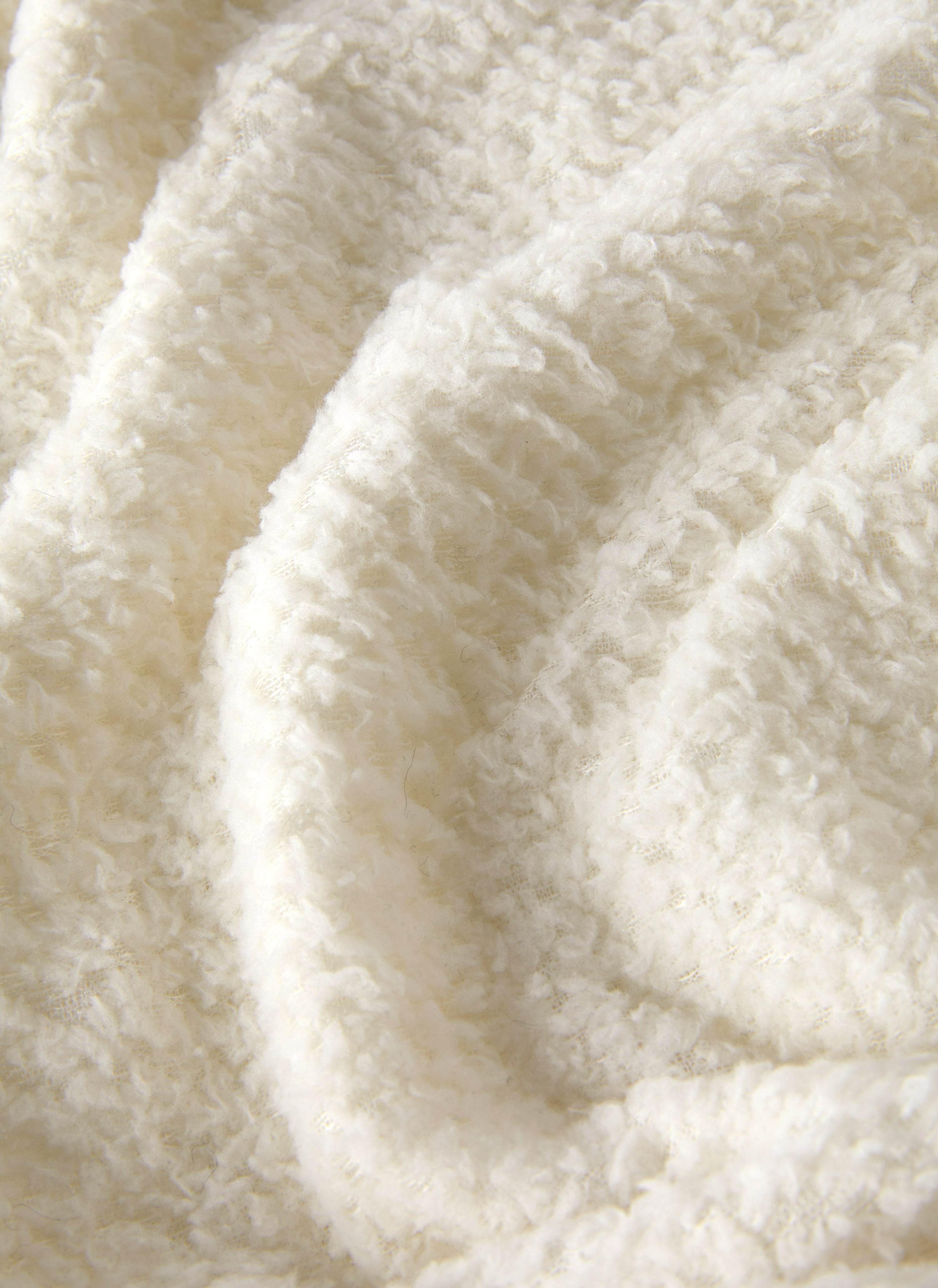 Post Archive Faction - Curved Fleece Hoodie (Ivory) product image 6 | TRAB K-Fashion Australia