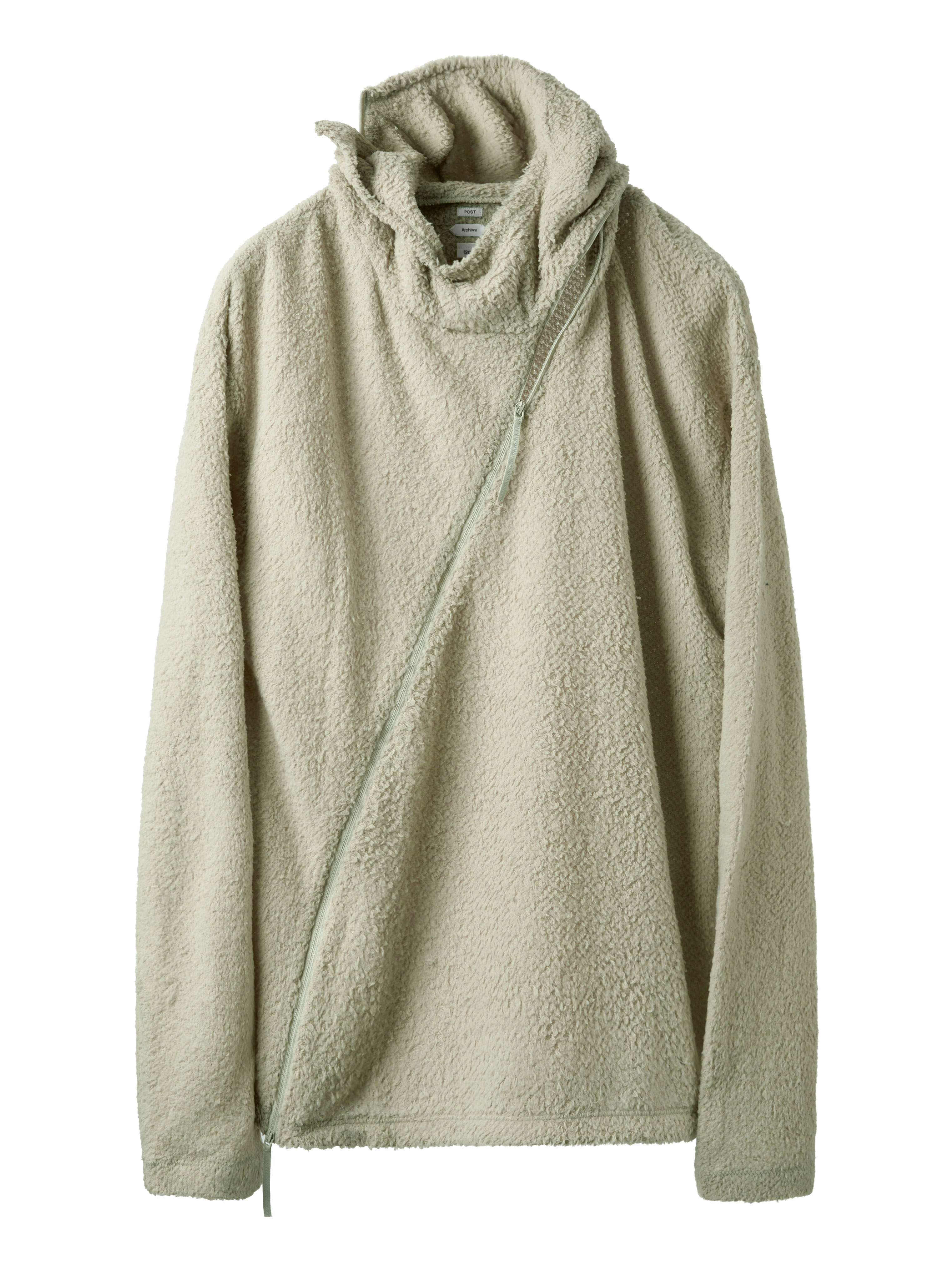 Post Archive Faction - Curved Fleece Hoodie (Mint) product image 1 | TRAB K-Fashion Australia