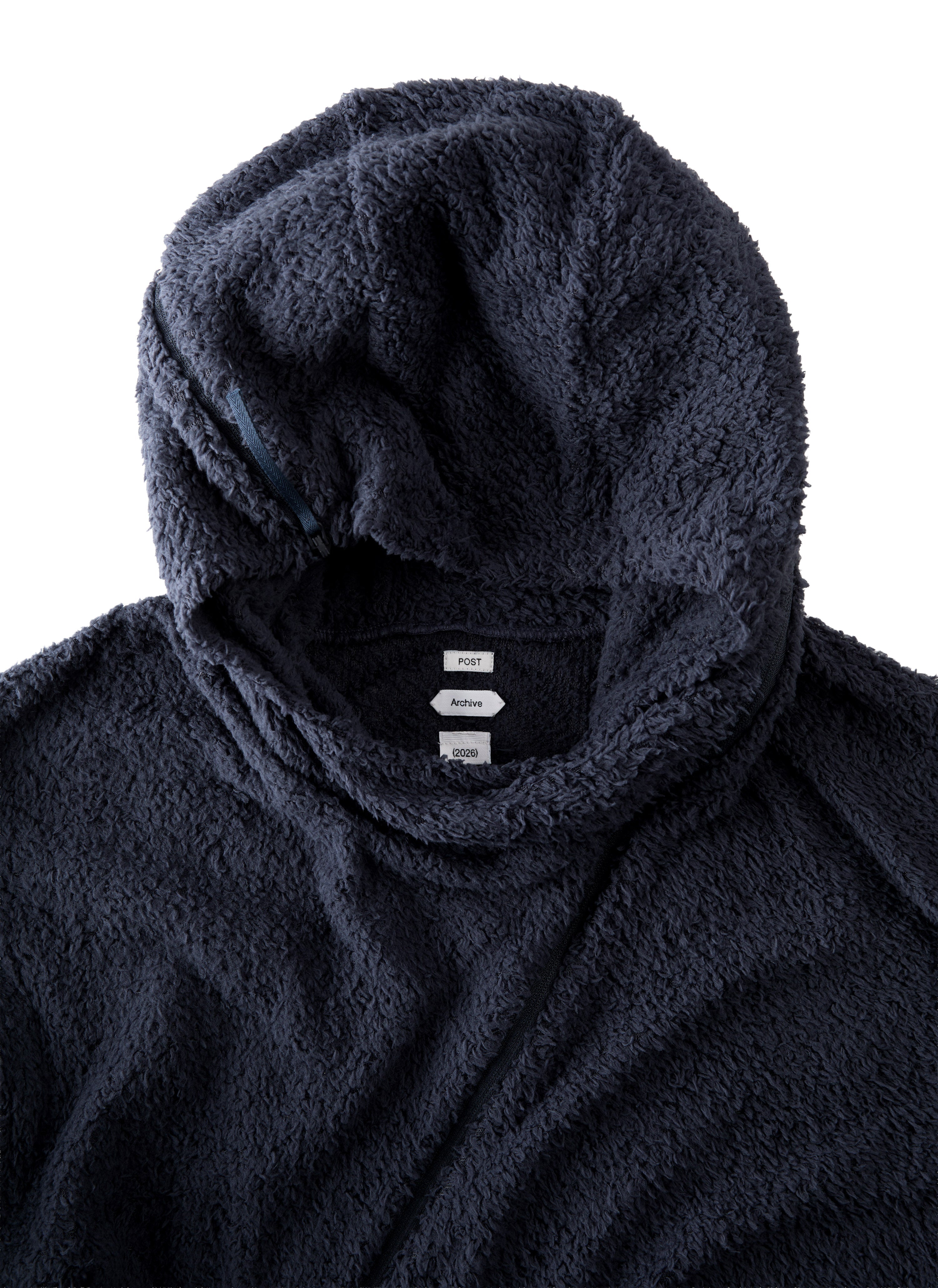 Post Archive Faction - Curved Fleece Hoodie (Navy) product image 4 | TRAB K-Fashion Australia