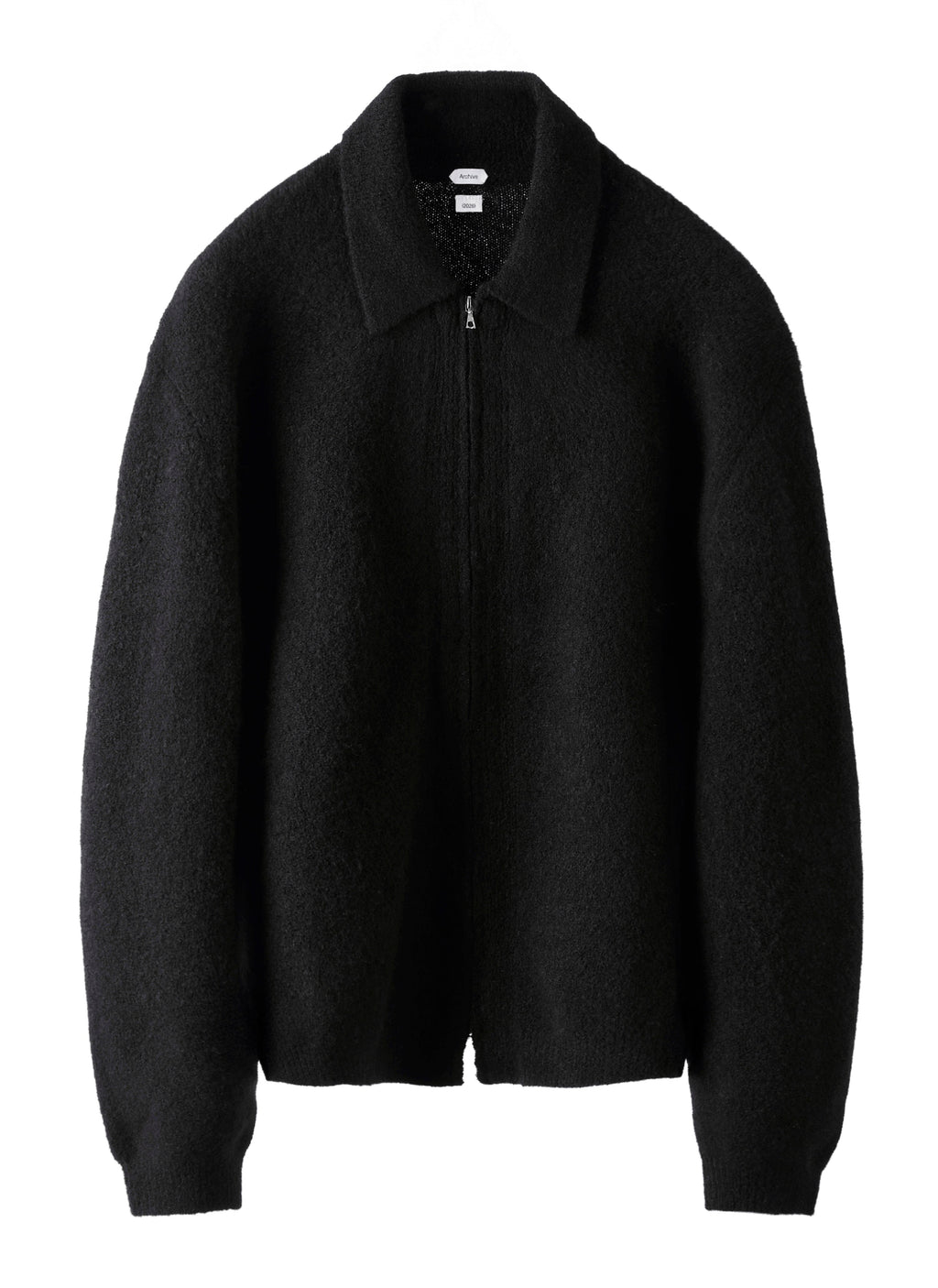 Post Archive Faction - Knit Zip Shirt (Archive) (Black) product image 1 | TRAB K-Fashion Australia