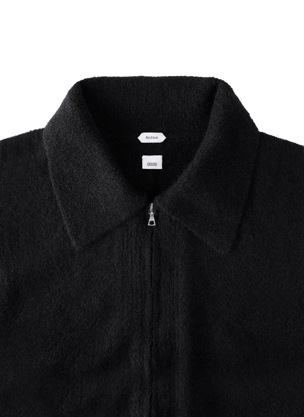 Post Archive Faction - Knit Zip Shirt (Archive) (Black) product image 3 | TRAB K-Fashion Australia