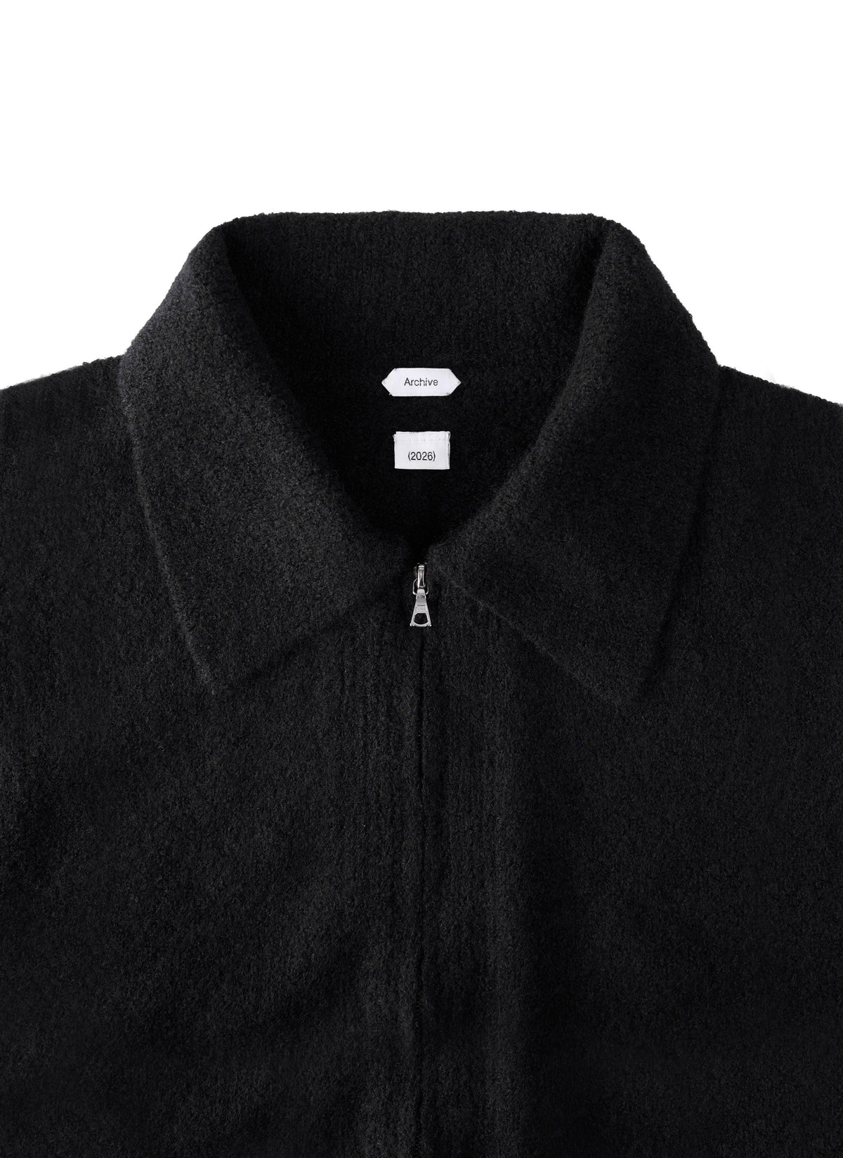 Post Archive Faction - Knit Zip Shirt (Archive) (Black) product image 3 | TRAB K-Fashion Australia