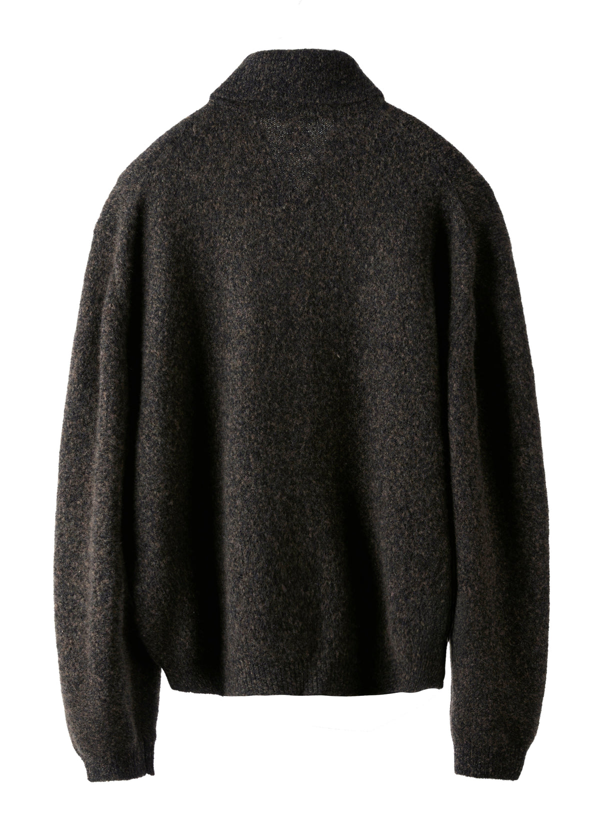 Post Archive Faction - Knit Zip Shirt (Archive) (Brown) product image 3 | TRAB K-Fashion Australia