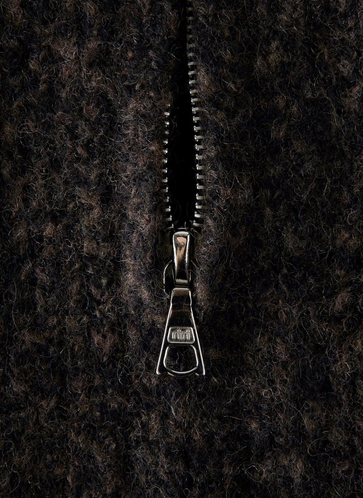Post Archive Faction - Knit Zip Shirt (Archive) (Brown) product image 6 | TRAB K-Fashion Australia