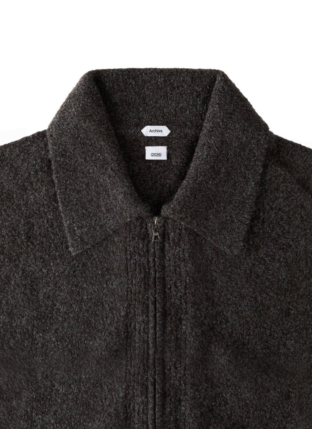 Post Archive Faction - Knit Zip Shirt (Archive) (Taupe) product image 4 | TRAB K-Fashion Australia