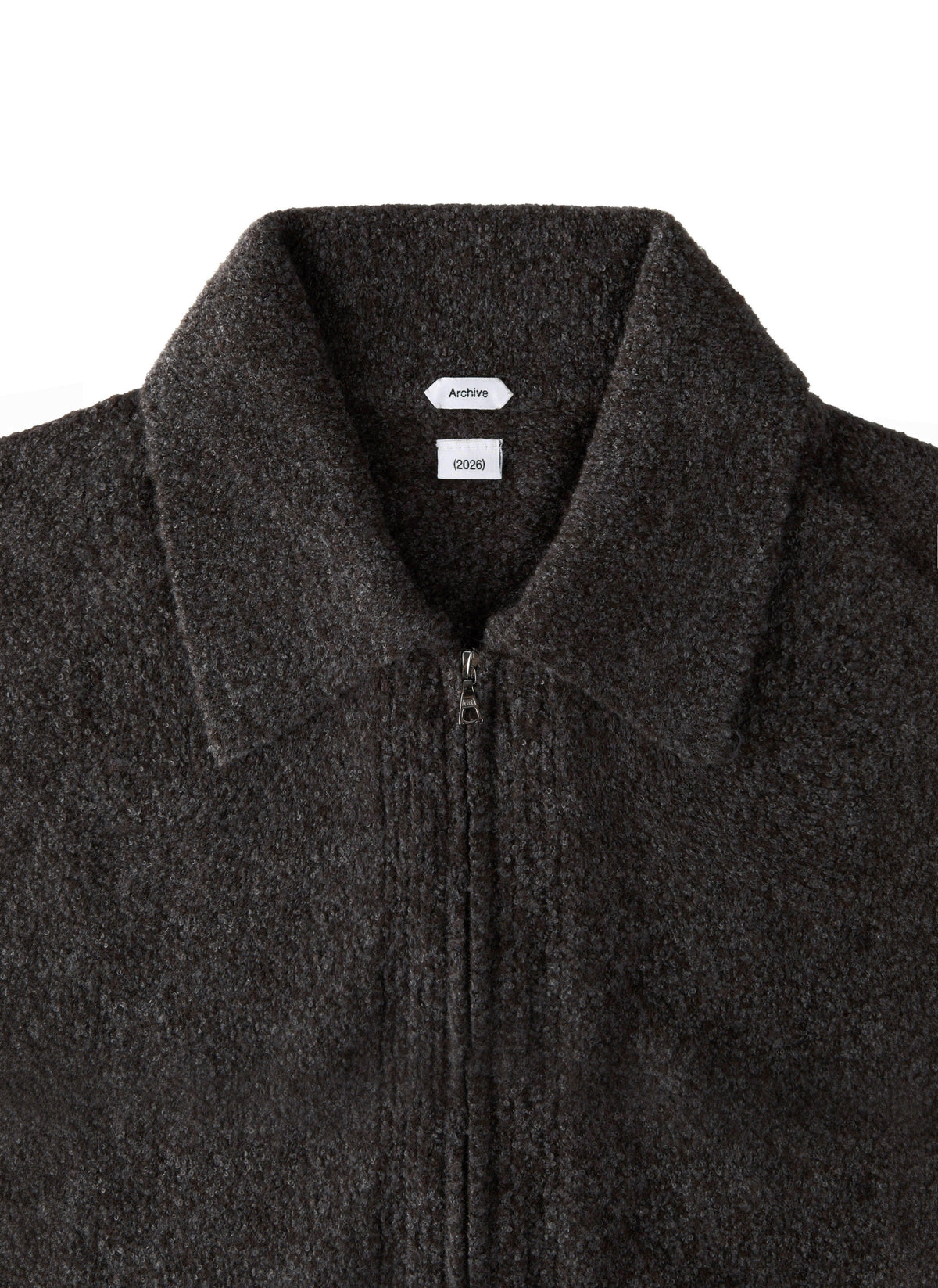 Post Archive Faction - Knit Zip Shirt (Archive) (Taupe) product image 4 | TRAB K-Fashion Australia