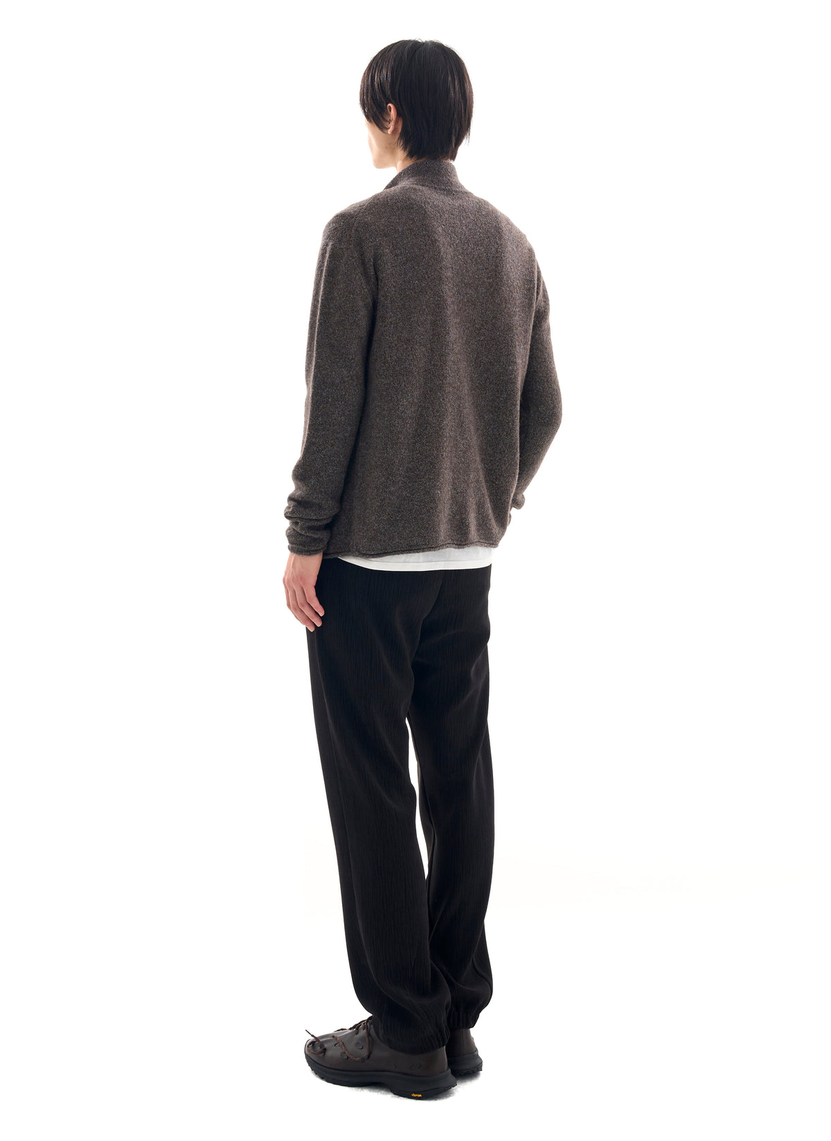 Post Archive Faction - Knit Zip Shirt (Archive) (Taupe) product image 10 | TRAB K-Fashion Australia