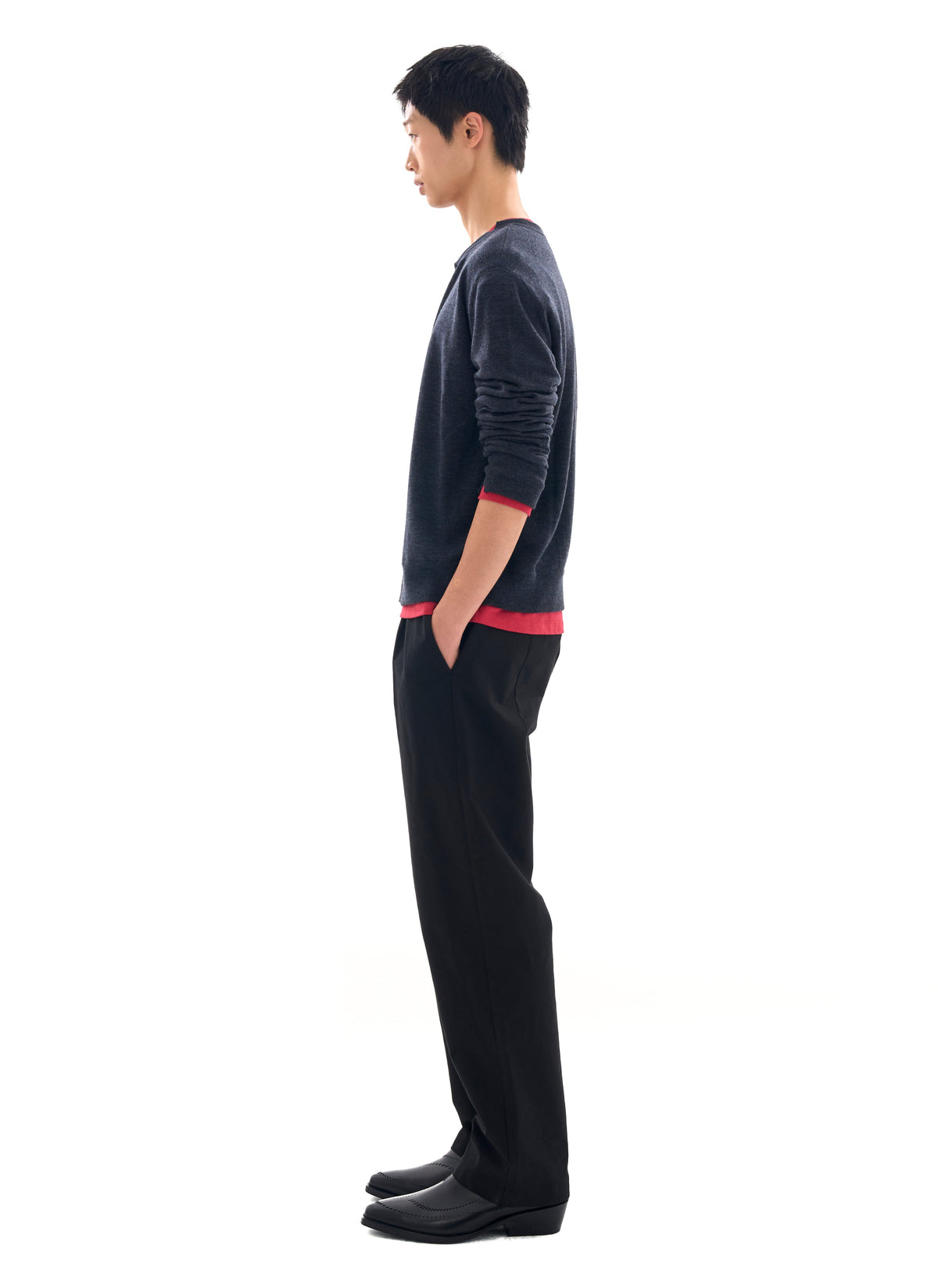 Post Archive Faction - Cardigan (Archive) (Charcoal) product image 9 | TRAB K-Fashion Australia
