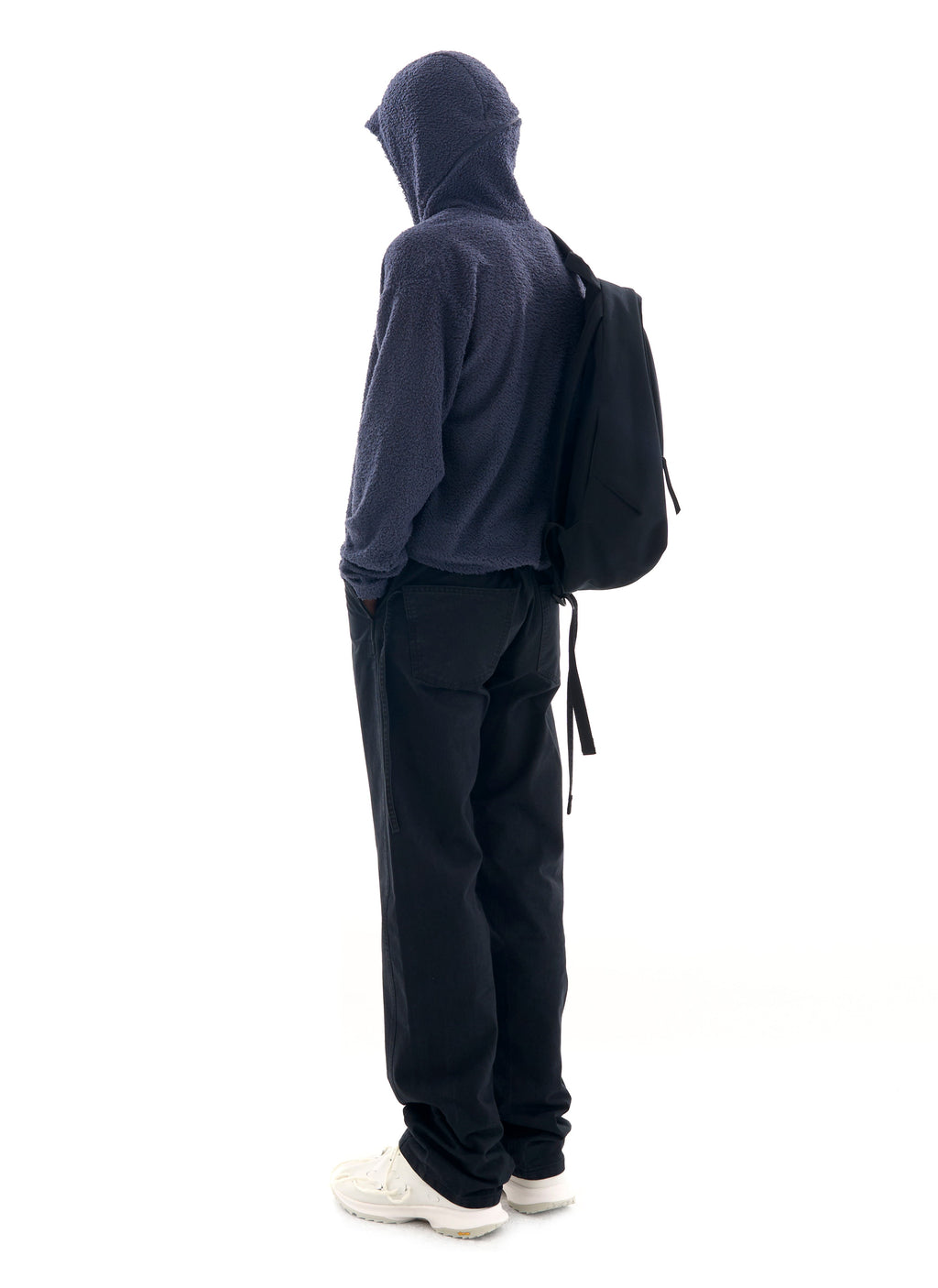 Post Archive Faction - Curved Fleece Hoodie (Navy) product image 9 | TRAB K-Fashion Australia