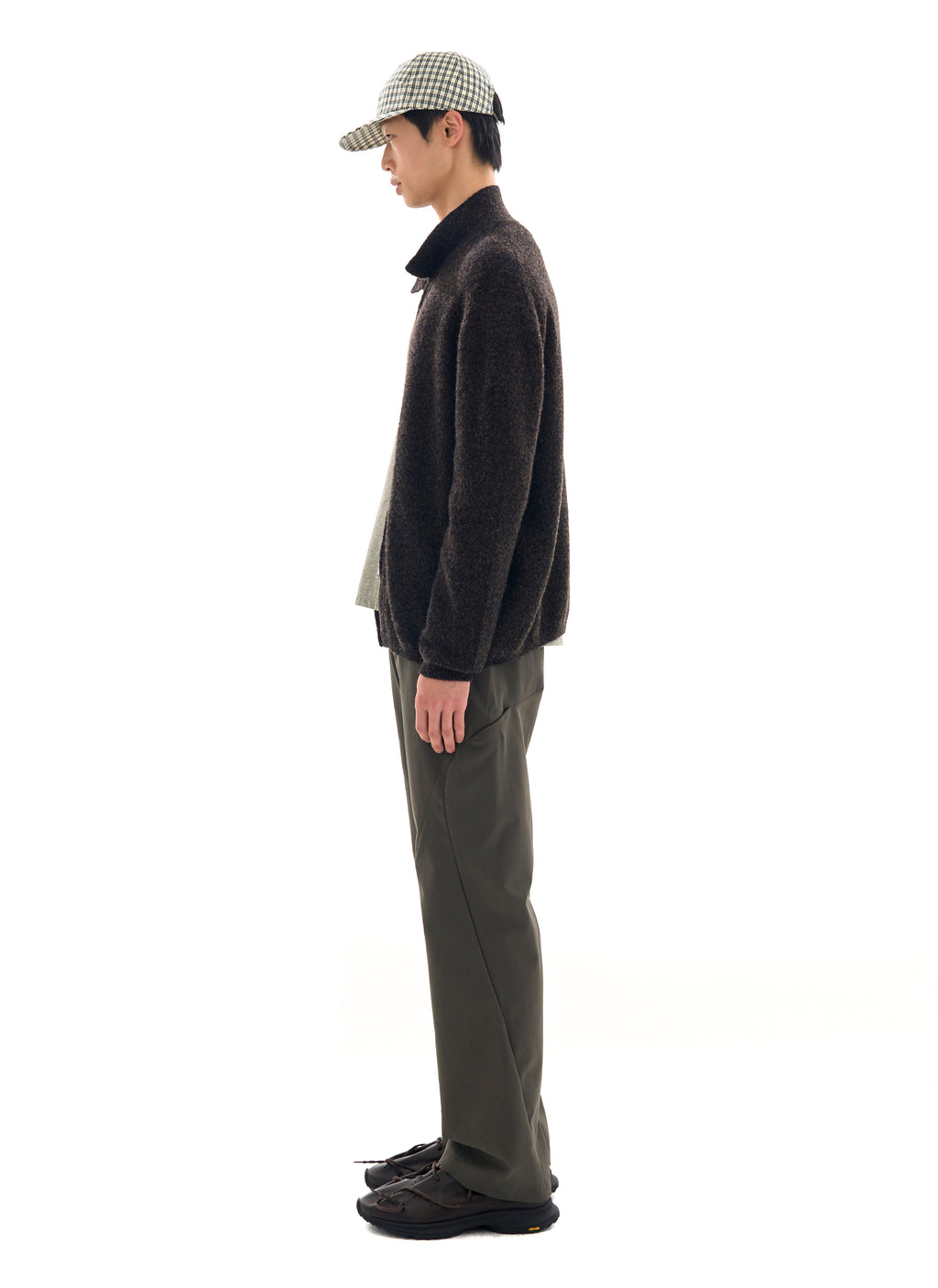 Post Archive Faction - Knit Zip Shirt (Archive) (Brown) product image 10 | TRAB K-Fashion Australia