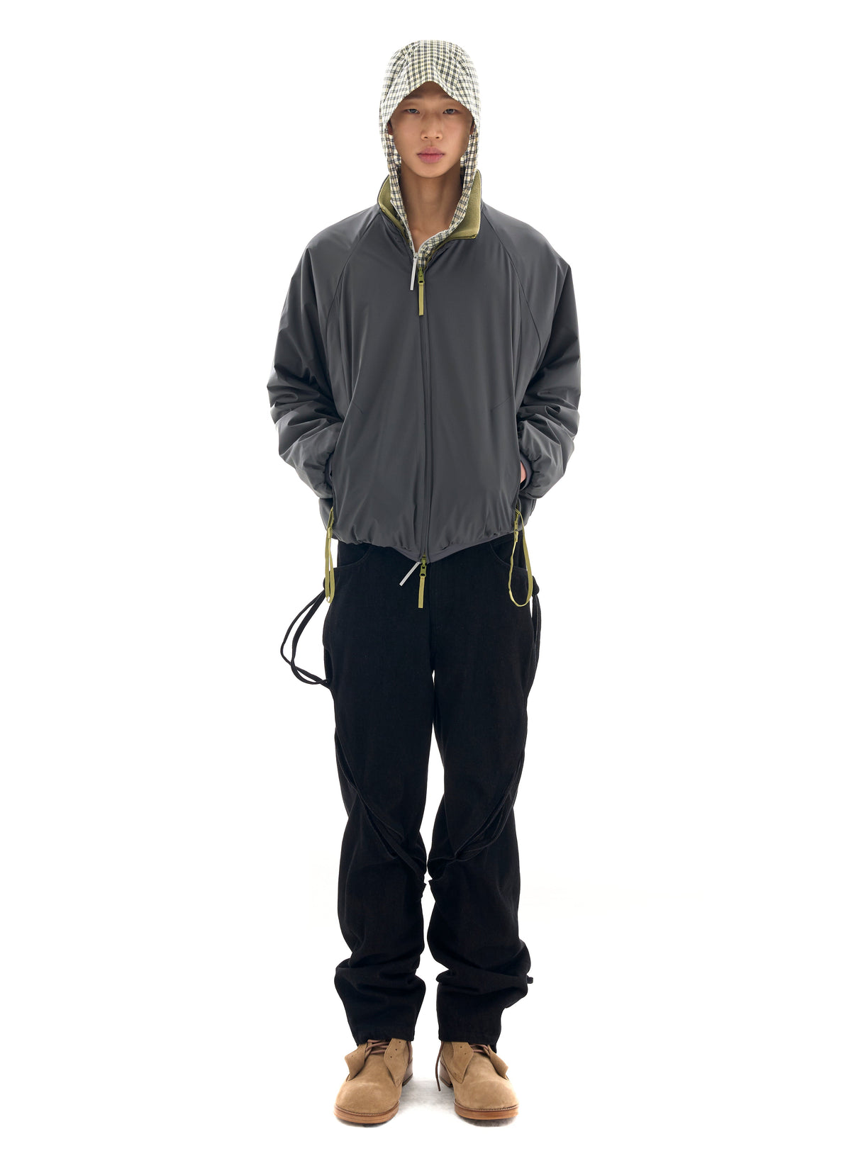 Post Archive Faction - River Jacket (Archive) (Olive Green) product image 2 | TRAB K-Fashion Australia