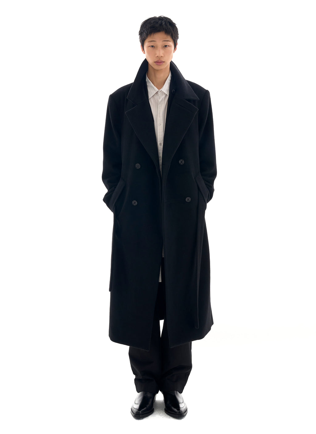 Post Archive Faction - Cut Out Coat (Black) product image 1 | TRAB K-Fashion Australia
