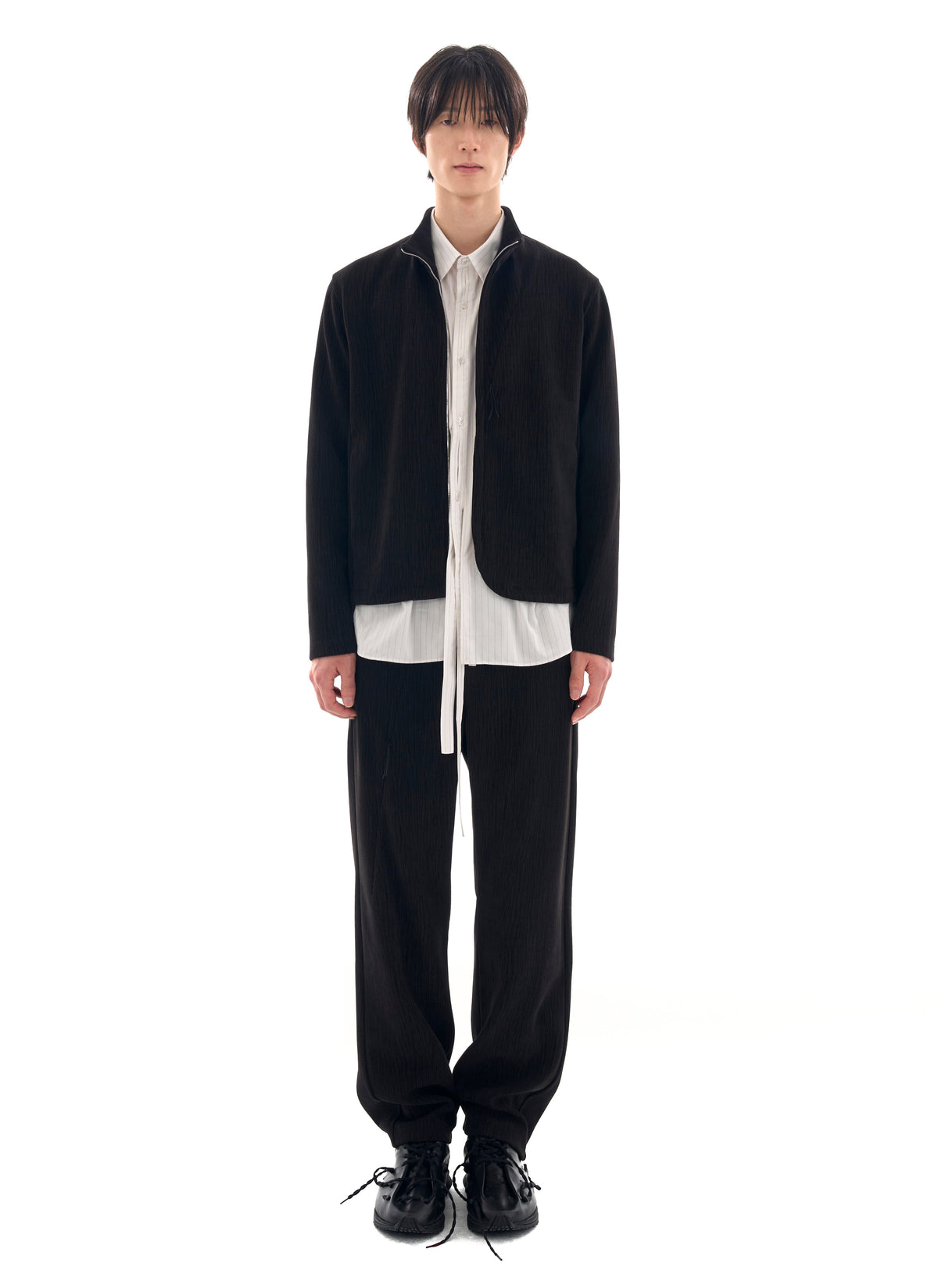 Post Archive Faction - Track Jacket (Archive) (Wood Black) product image 3 | TRAB K-Fashion Australia