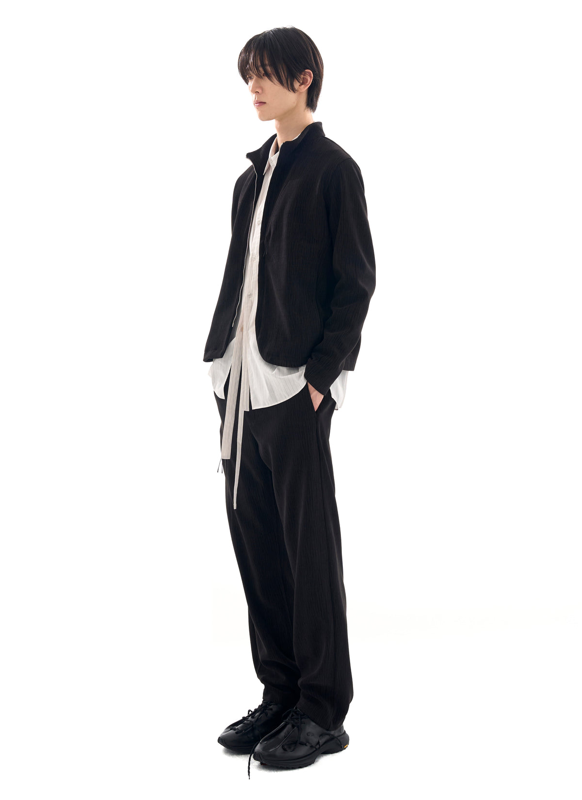 Post Archive Faction - Track Jacket (Archive) (Wood Black) product image 2 | TRAB K-Fashion Australia