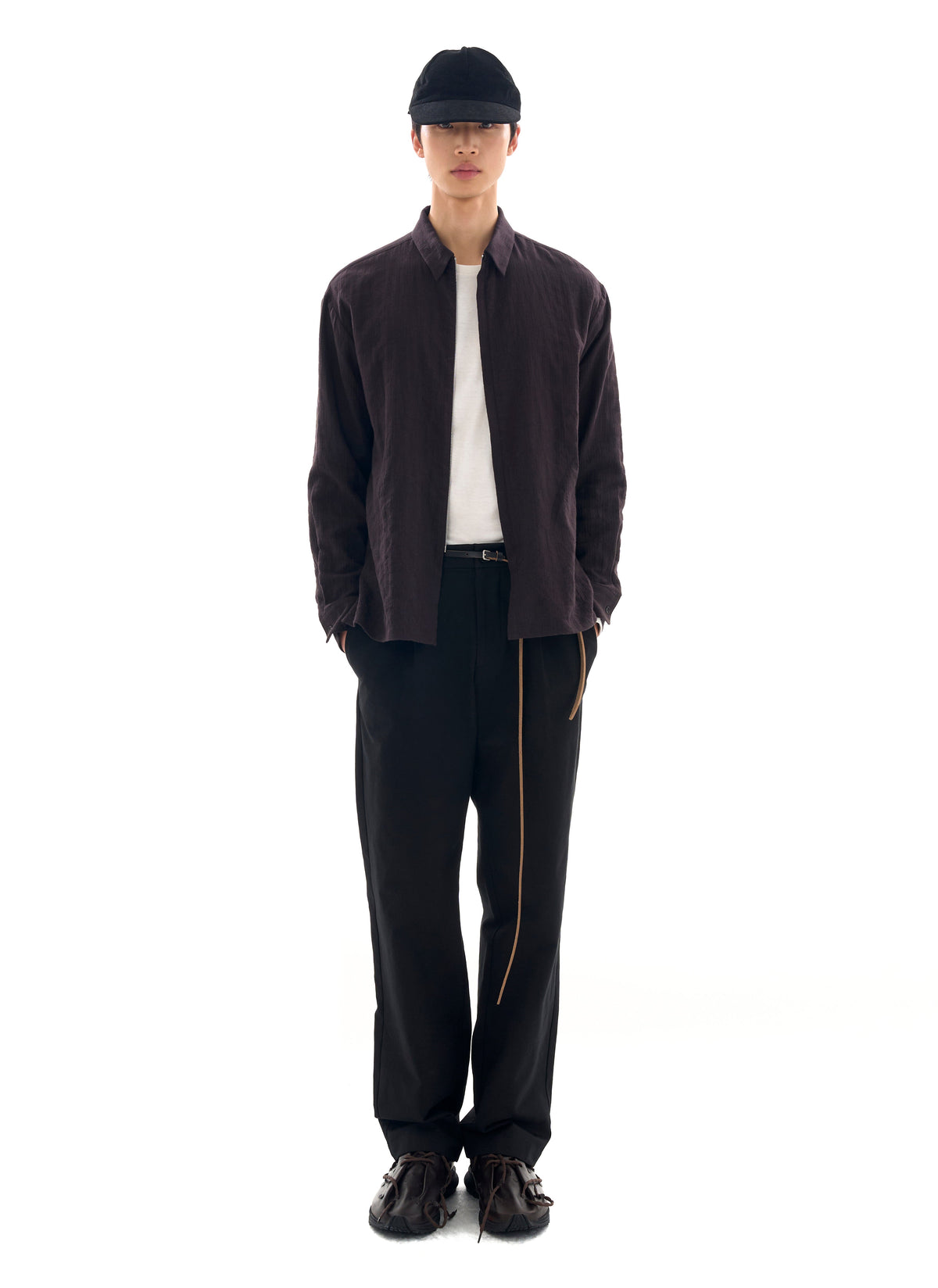 Post Archive Faction - Zip Shirt (Archive) (Brown) product image 8 | TRAB K-Fashion Australia