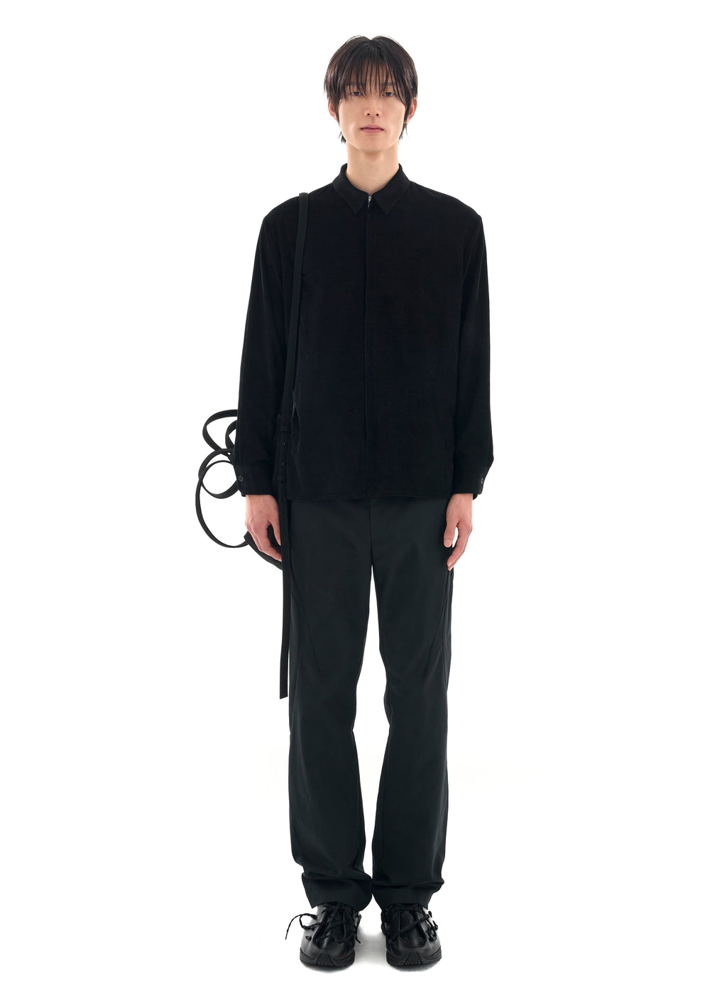 Post Archive Faction - Zip Shirt (Archive) (Corduroy Black) product image 8 | TRAB K-Fashion Australia