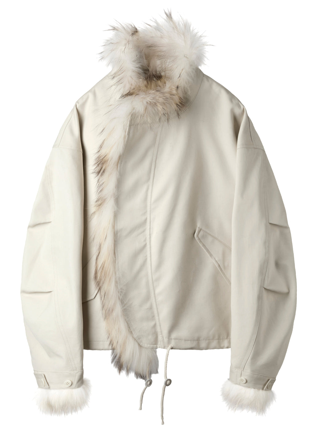 Post Archive Faction - M66 Short Parka (Ivory) product image 2 | TRAB K-Fashion Australia