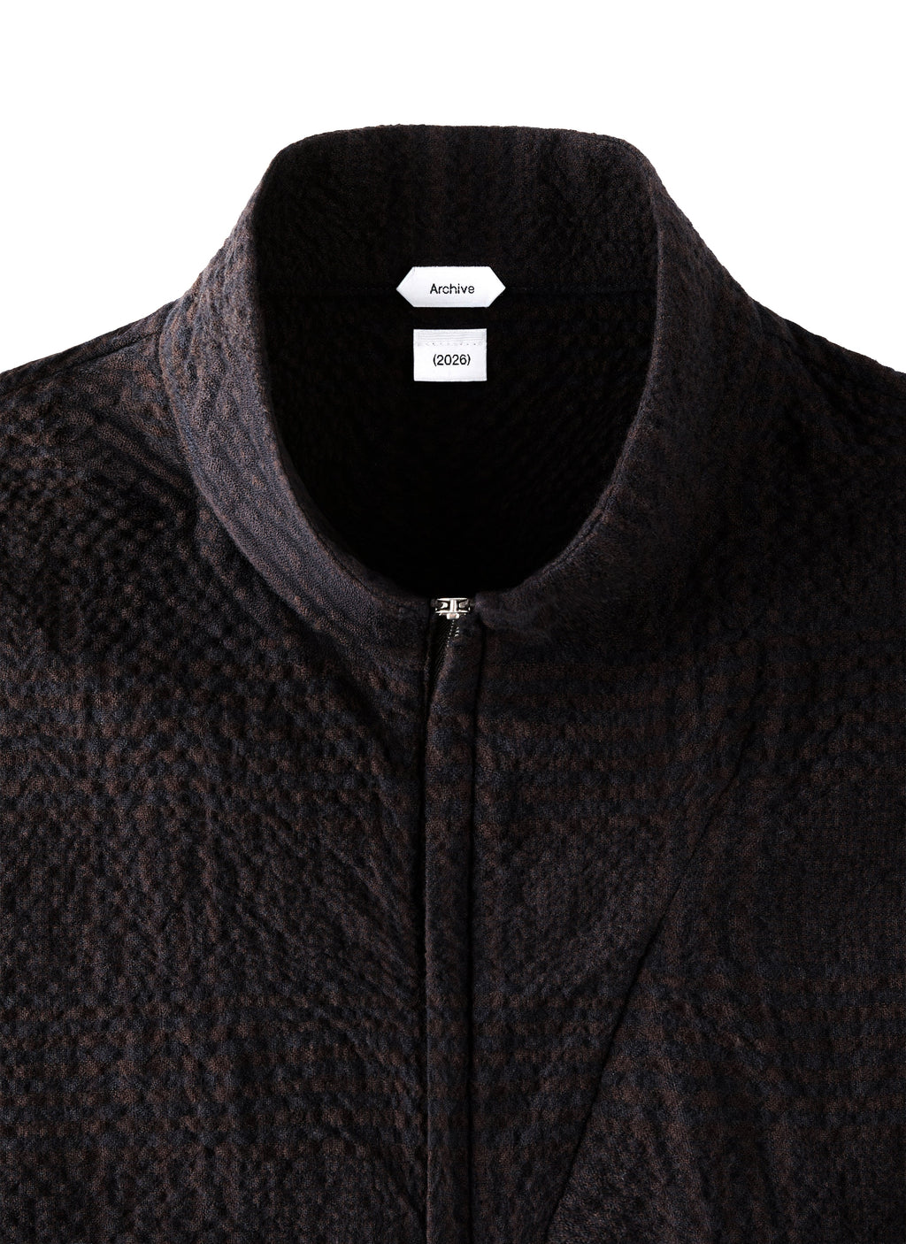 Post Archive Faction - Track Jacket (Archive) (Gingham Brown) product image 4 | TRAB K-Fashion Australia