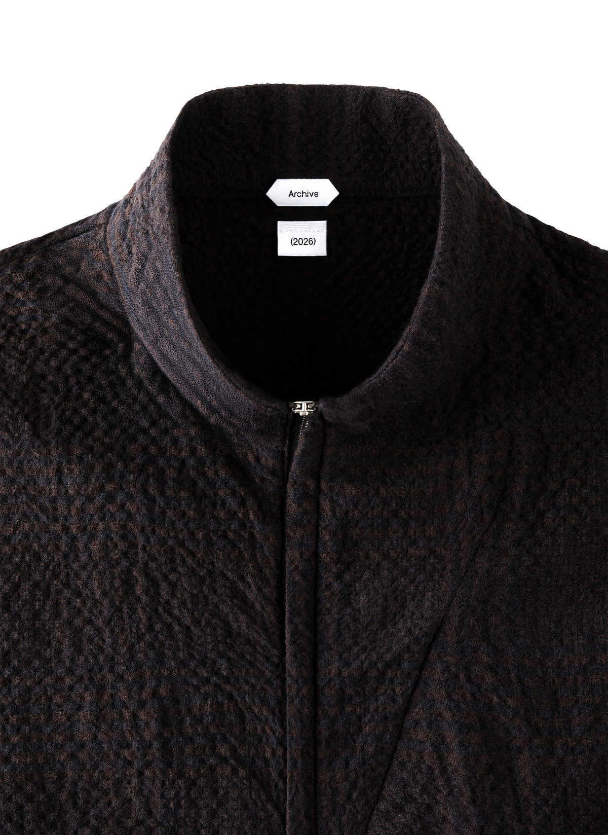 Post Archive Faction - Track Jacket (Archive) (Gingham Brown) product image 4 | TRAB K-Fashion Australia