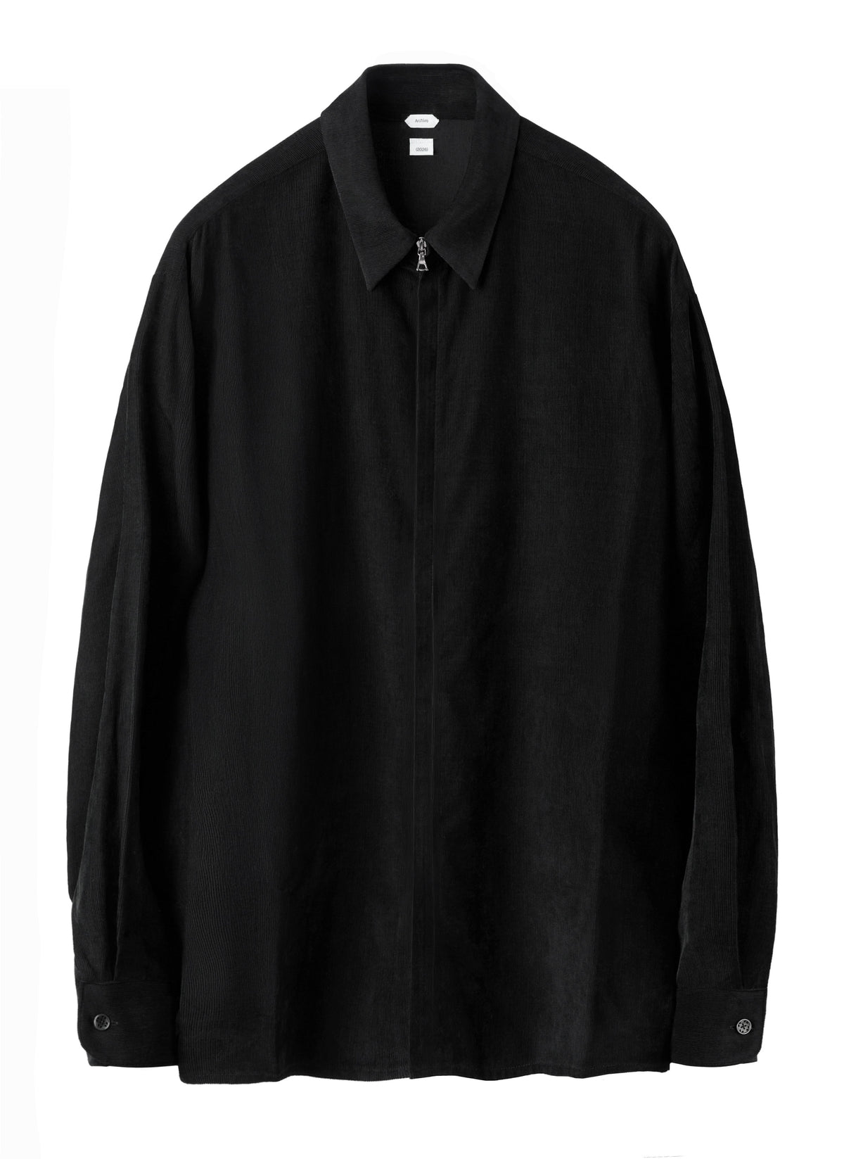 Post Archive Faction - Zip Shirt (Archive) (Corduroy Black) product image 1 | TRAB K-Fashion Australia
