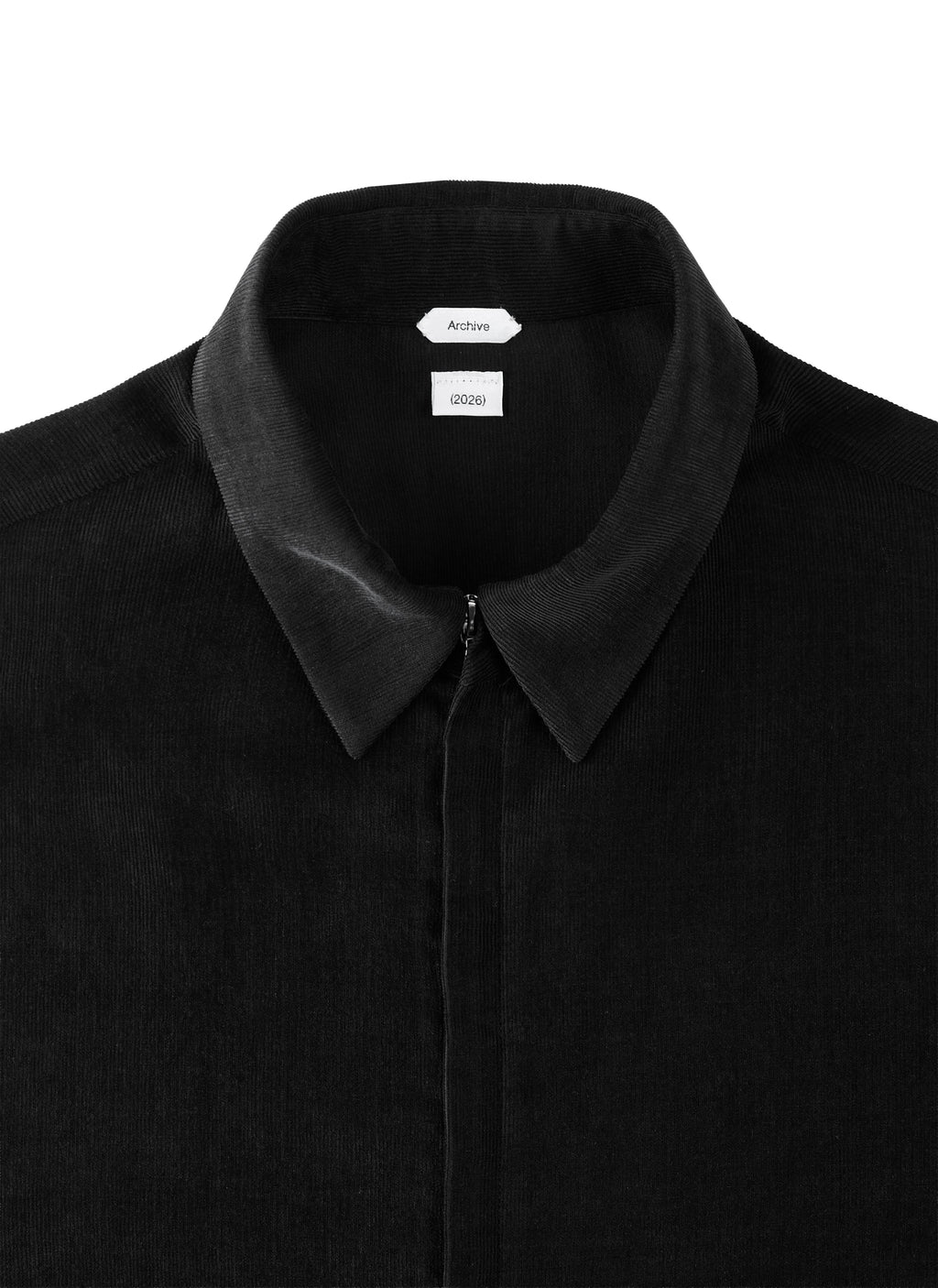 Post Archive Faction - Zip Shirt (Archive) (Corduroy Black) product image 3 | TRAB K-Fashion Australia