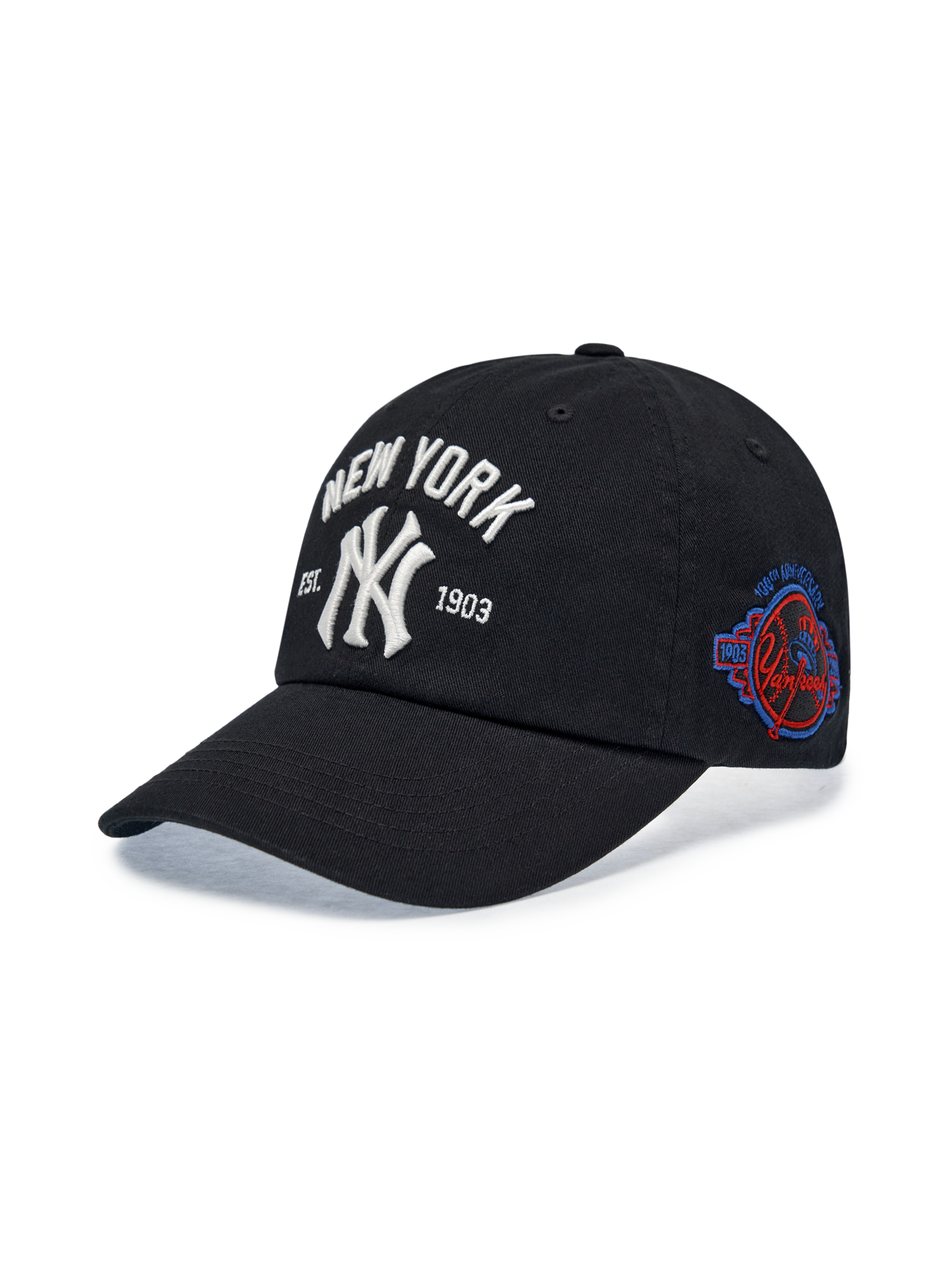 MLB Korea - MLB Cooperstown Patch Unstructured Ball Cap New York Yankees (Black) product image 2 | TRAB K-Fashion Australia