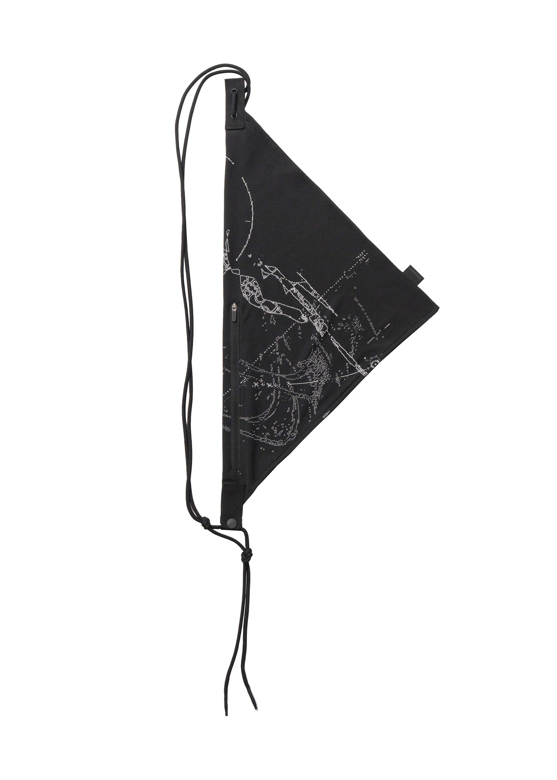 Hyein Seo - Graphic Scarf Bag (Black) product image 1 | TRAB K-Fashion Australia