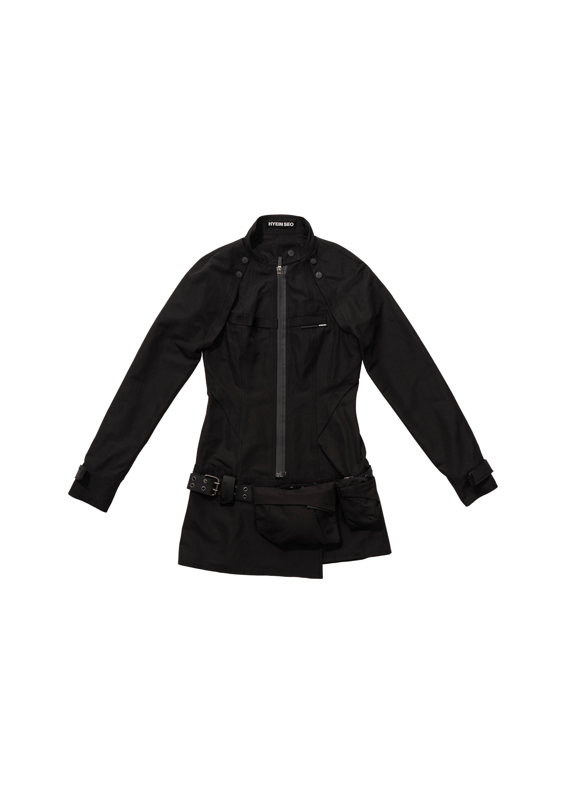 Hyein Seo - Convertible Dress w/ Detachable Mini Bag (Black) product image 9 | TRAB K-Fashion Australia