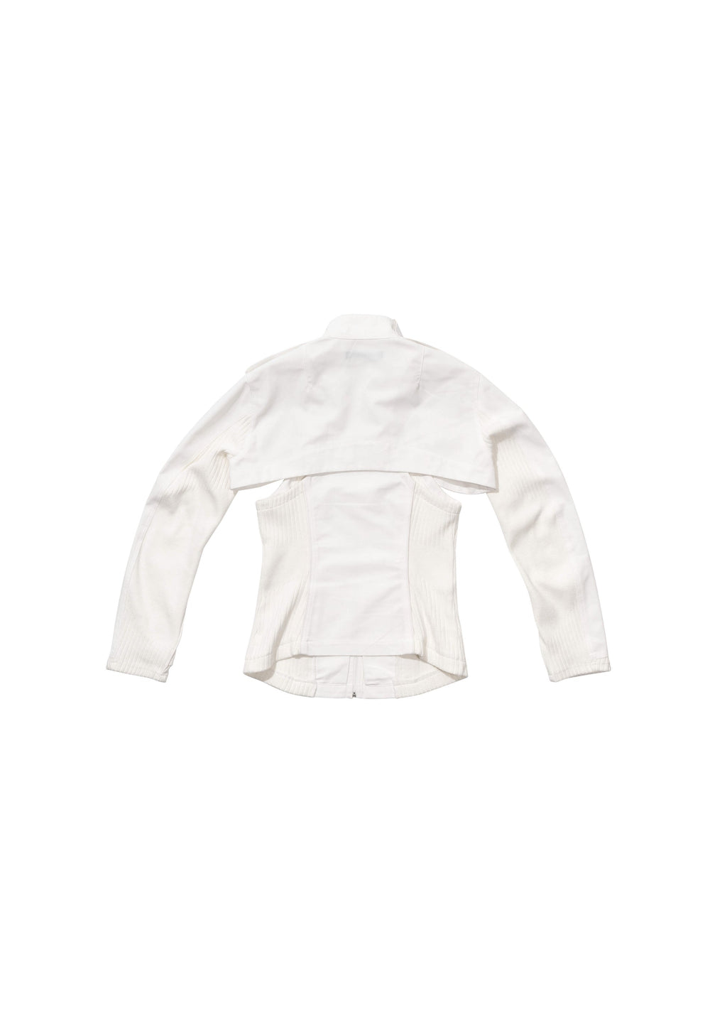 Hyein Seo - Double Layer Moto Jacket (White) product image 10 | TRAB K-Fashion Australia