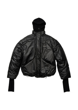 Hyein Seo - Padded Jacket w/ Balaclava (Black) product image 1 | TRAB K-Fashion Australia