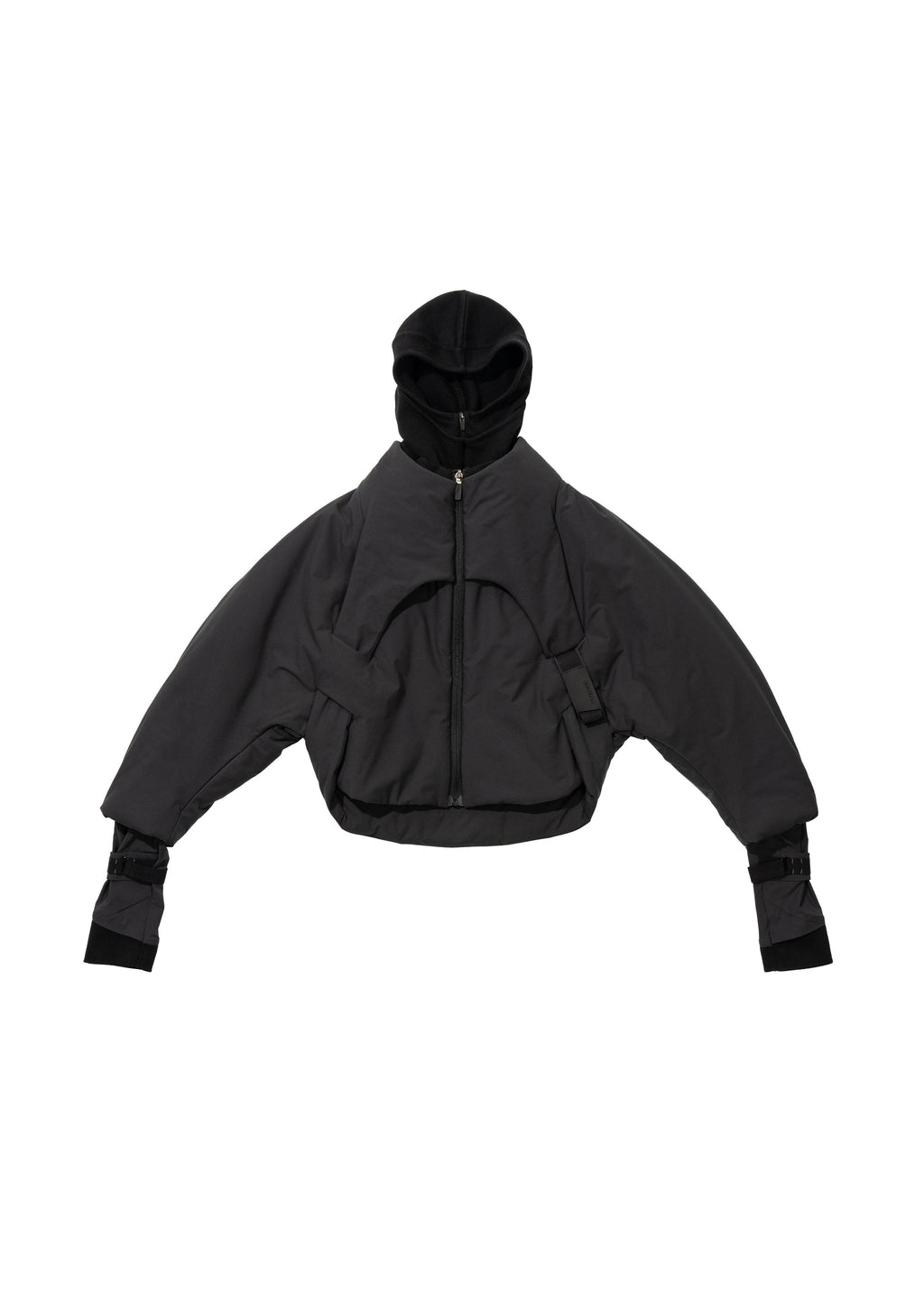 Hyein Seo - Padded Harness Jacket w/ Balaclava (Charcoal) product image 5 | TRAB K-Fashion Australia