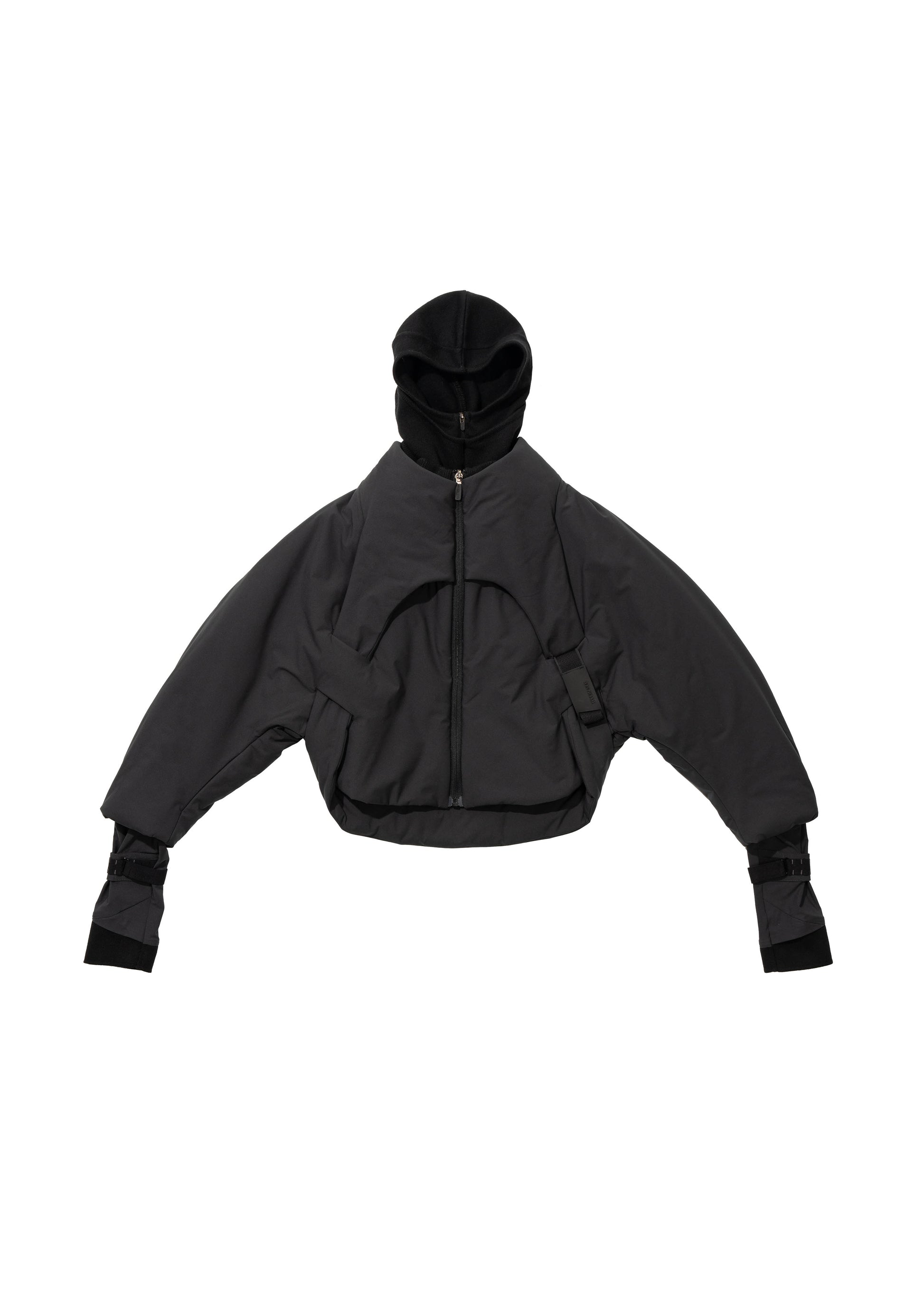 Hyein Seo - Padded Harness Jacket w/ Balaclava (Charcoal) product image 5 | TRAB K-Fashion Australia