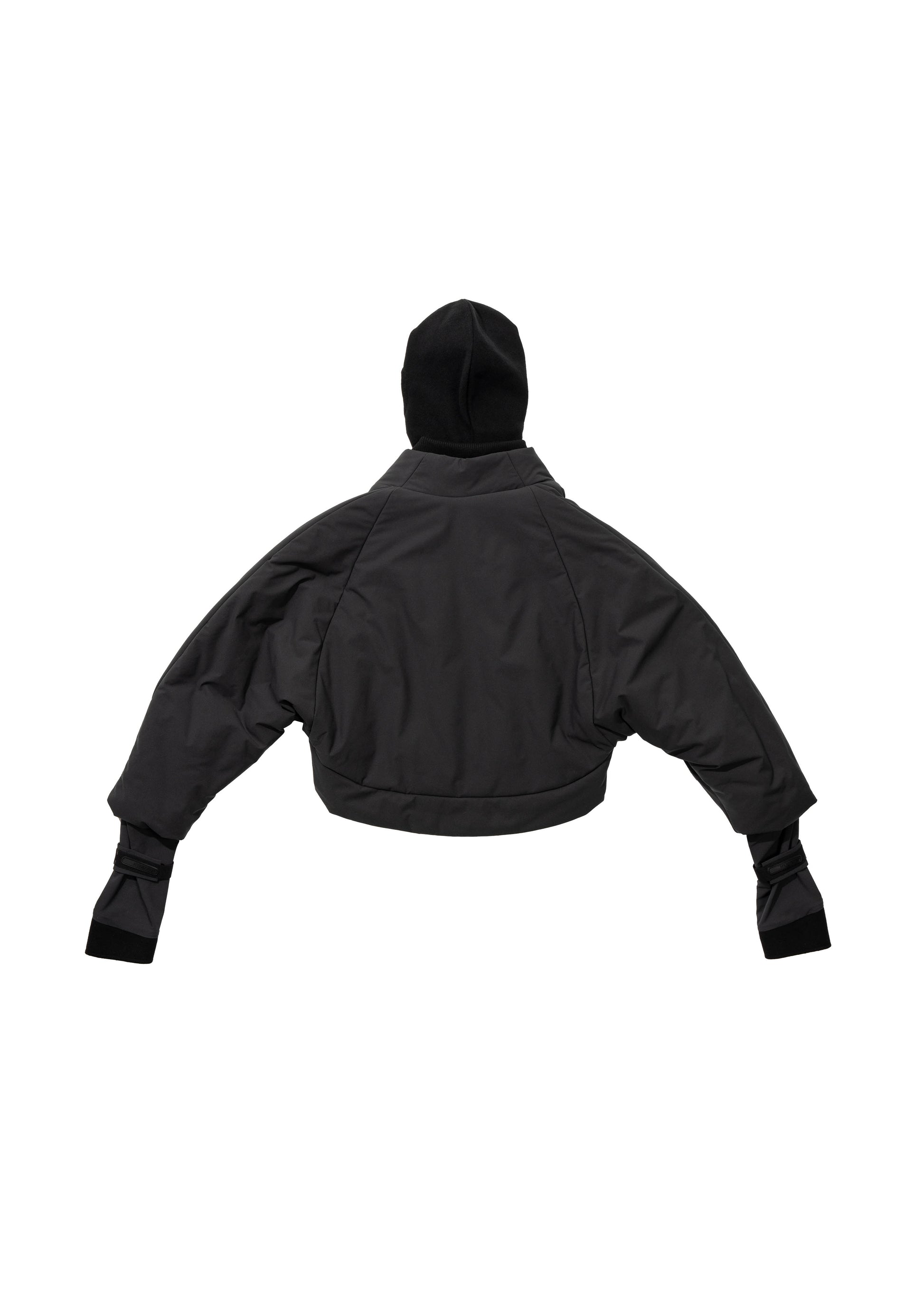 Hyein Seo - Padded Harness Jacket w/ Balaclava (Charcoal) product image 6 | TRAB K-Fashion Australia