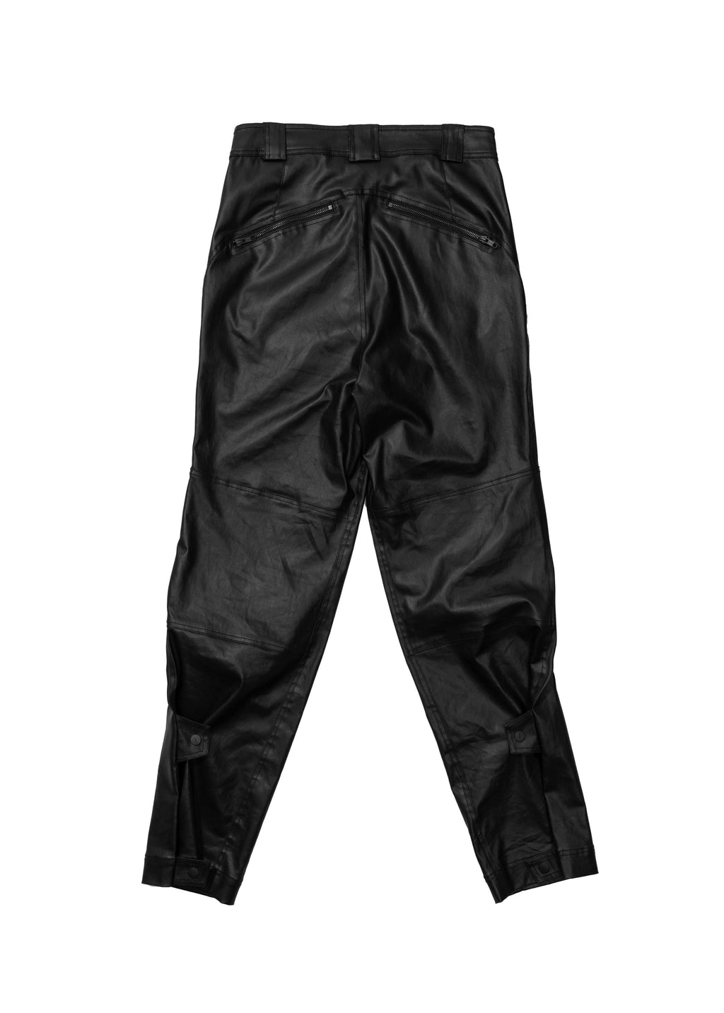 Hyein Seo - Coated Cotton Rider Pants (Black) product image 11 | TRAB K-Fashion Australia