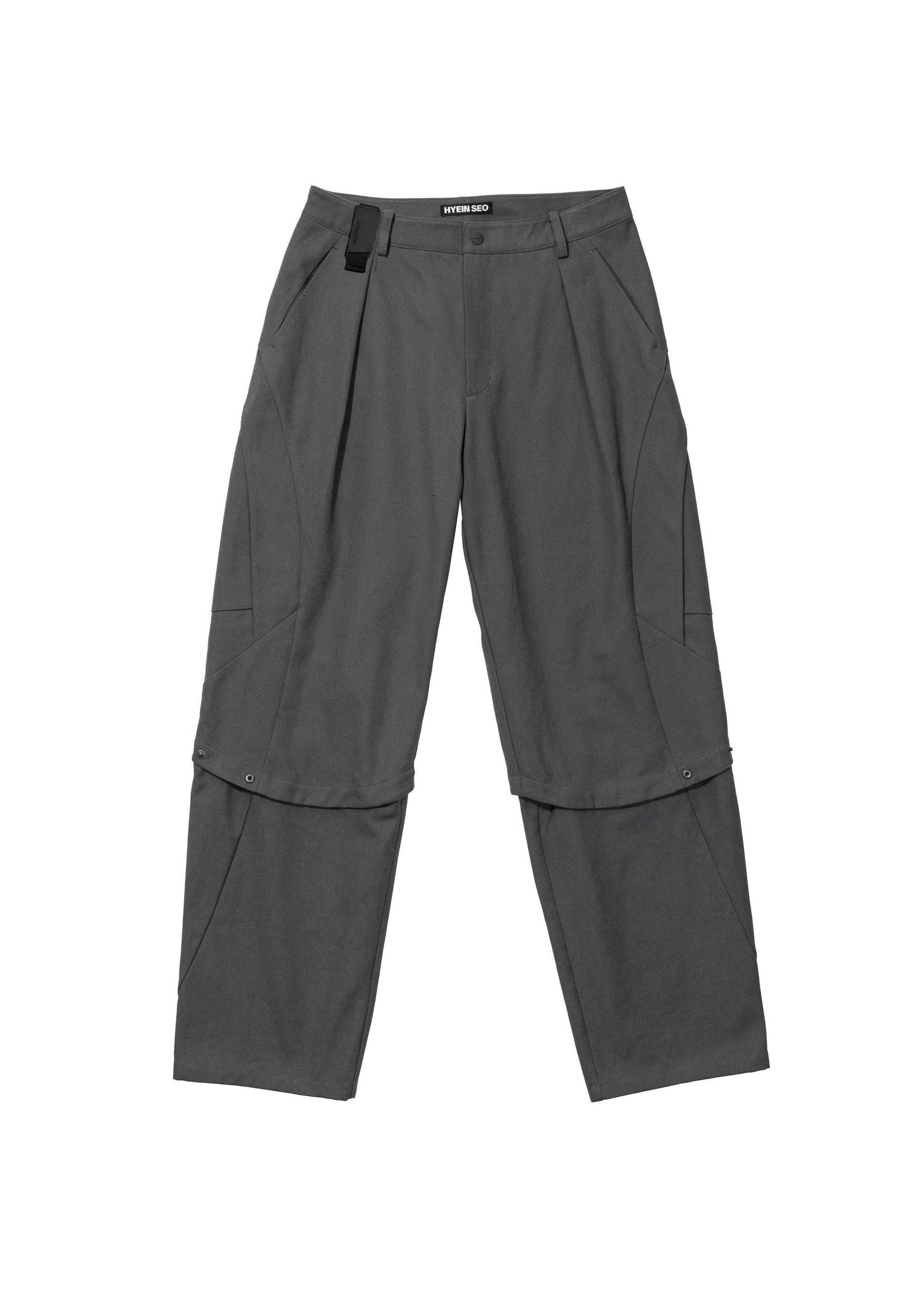 Hyein Seo - Convertible Cargo Pants (Charcoal) product image 9 | TRAB K-Fashion Australia